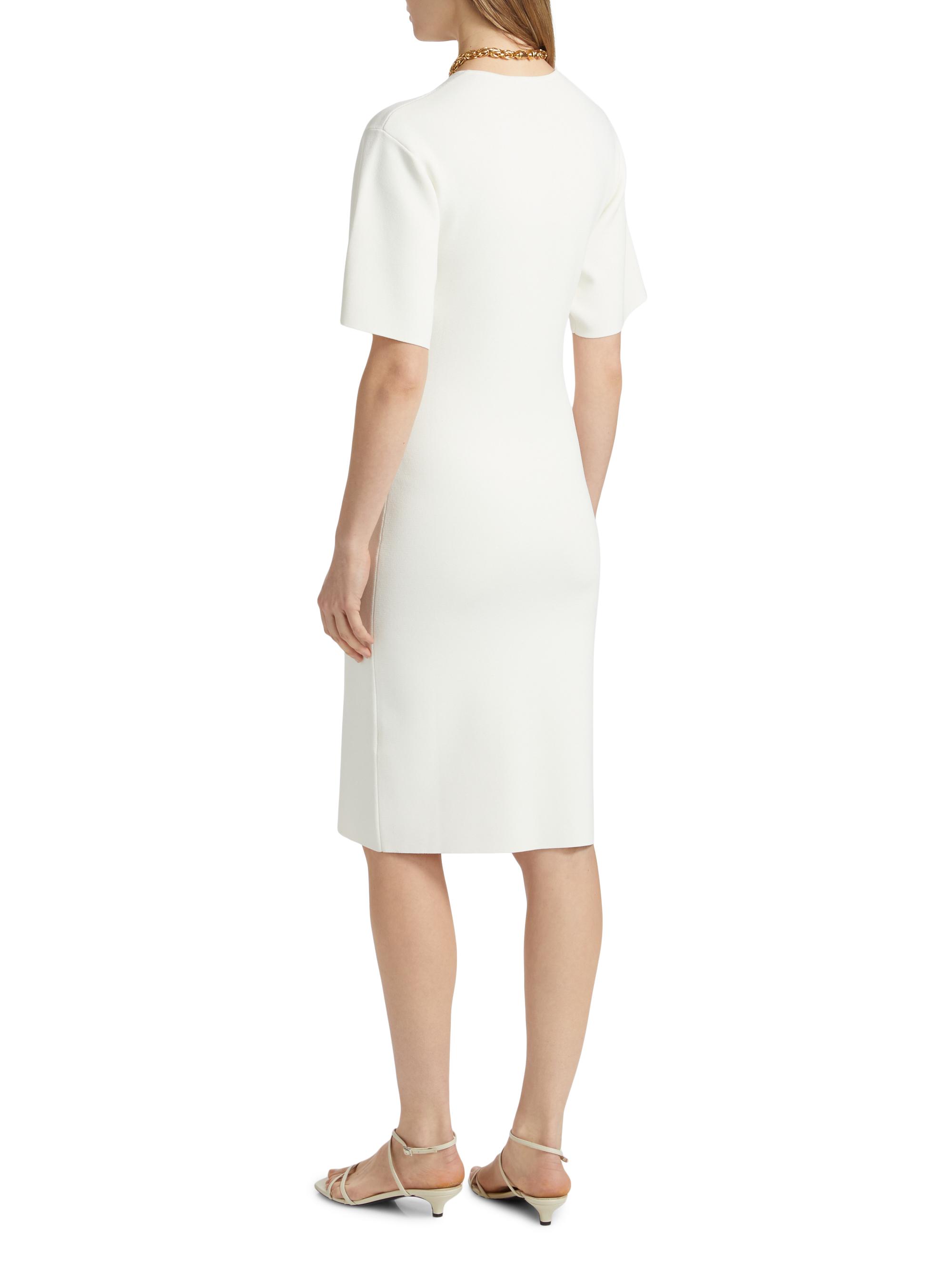 TOTEME - Tee Knit Dress White - L - Women