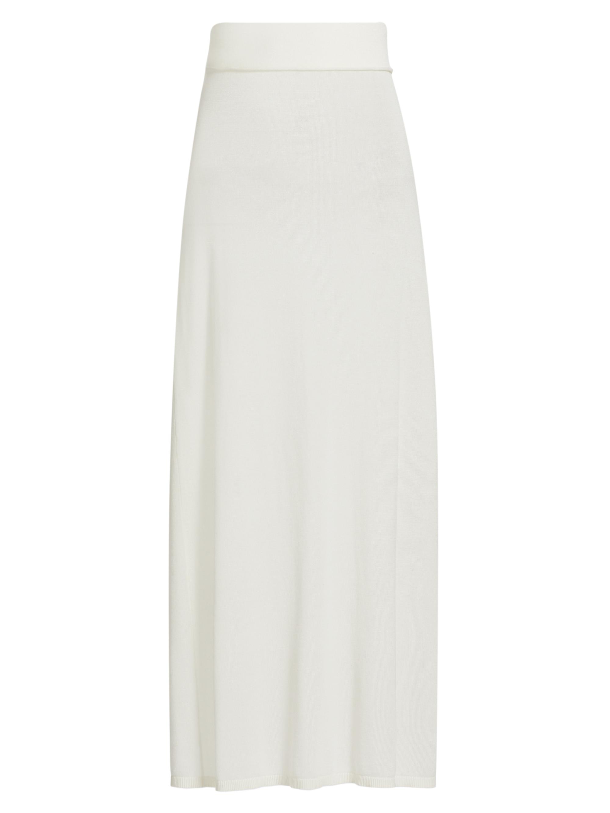 Toteme Women's Fine-Knit Elasticized Maxi Skirt - White