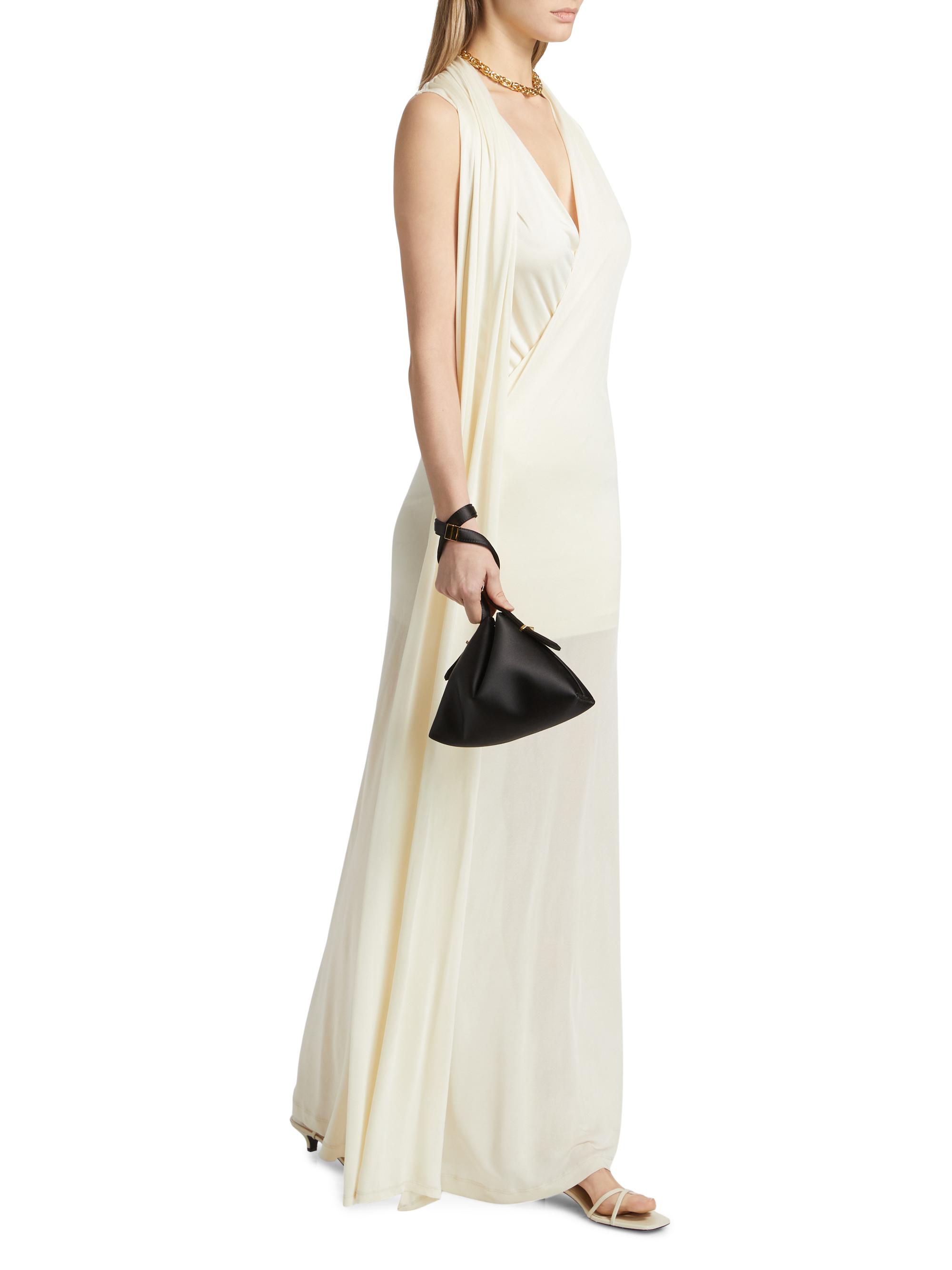 jersey t shirt maxi dress Long sleeve T-shirt maxi dress Mauve / Large main image 0