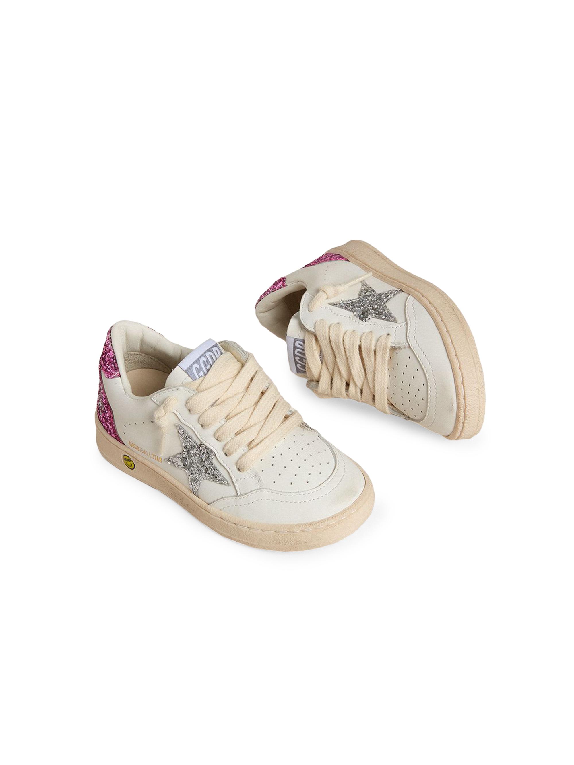 Baby Girl's, Little Girl's & Girl's Ballstar Glitter Star Leather Sneakers