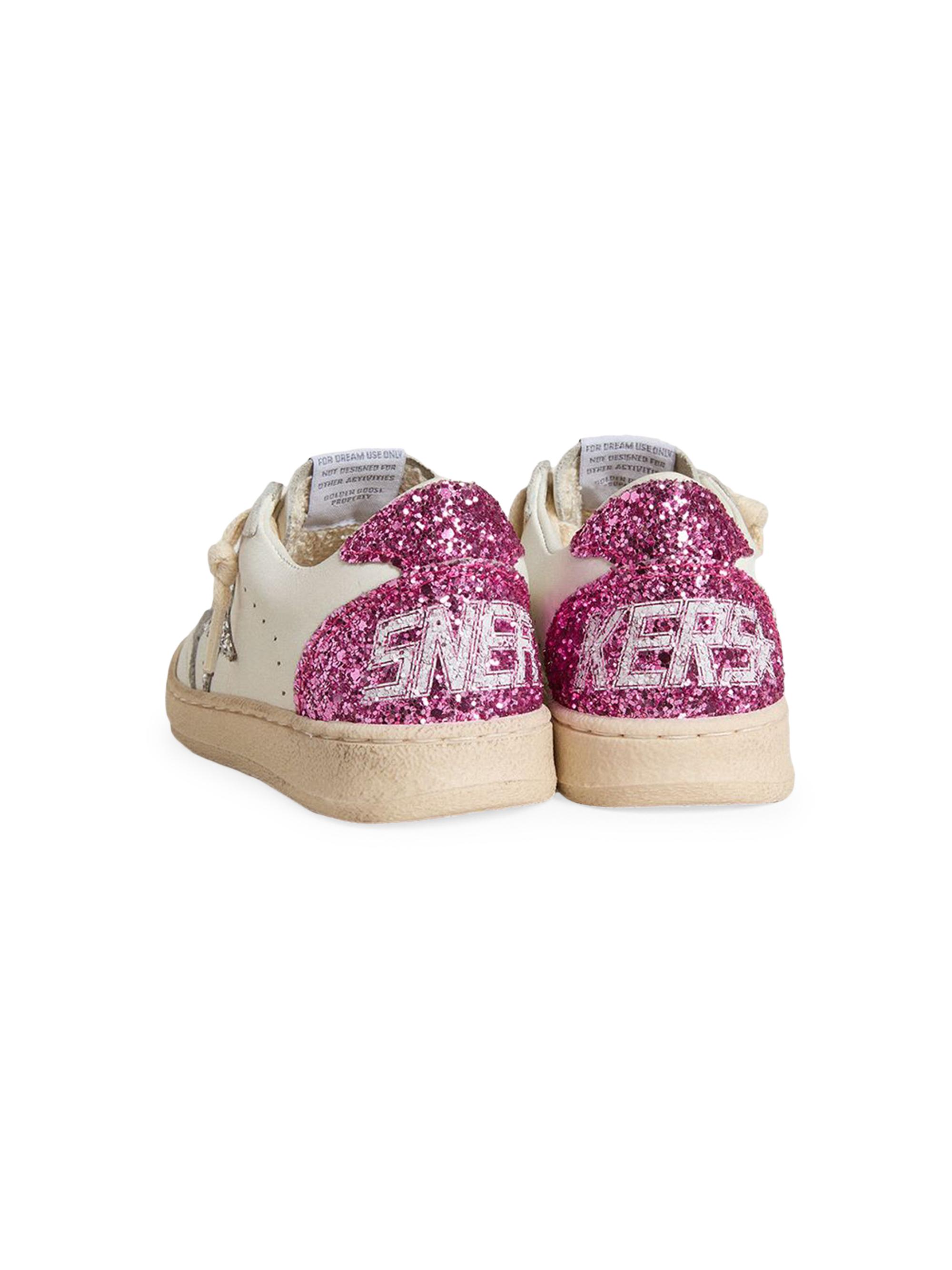 Baby Girl's, Little Girl's & Girl's Ballstar Glitter Star Leather Sneakers