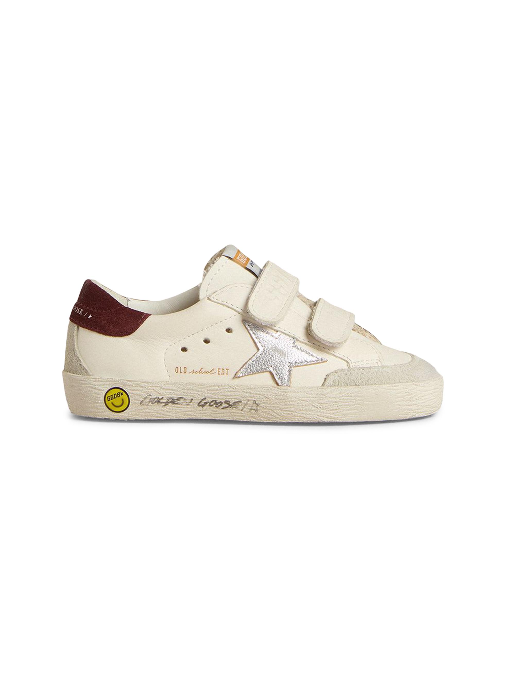 Golden Goose Baby's, Little Kid's & Kid's Old School Leather Sneakers - White Ice Kenya 1.5 (Child)