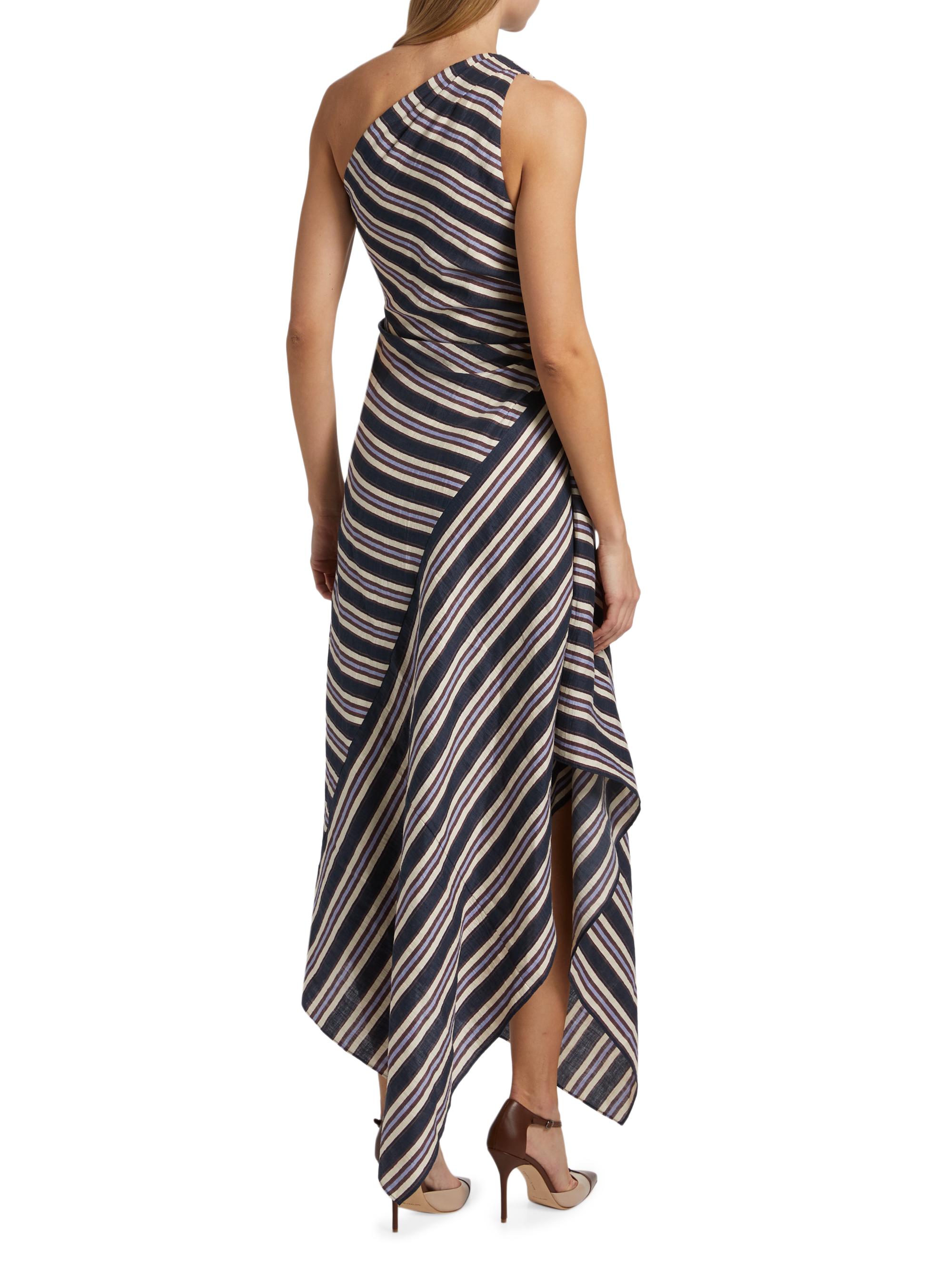 chinese dress ladies The Mainline Striped A-Line Swing Dress · Madison + Mallory main image 1