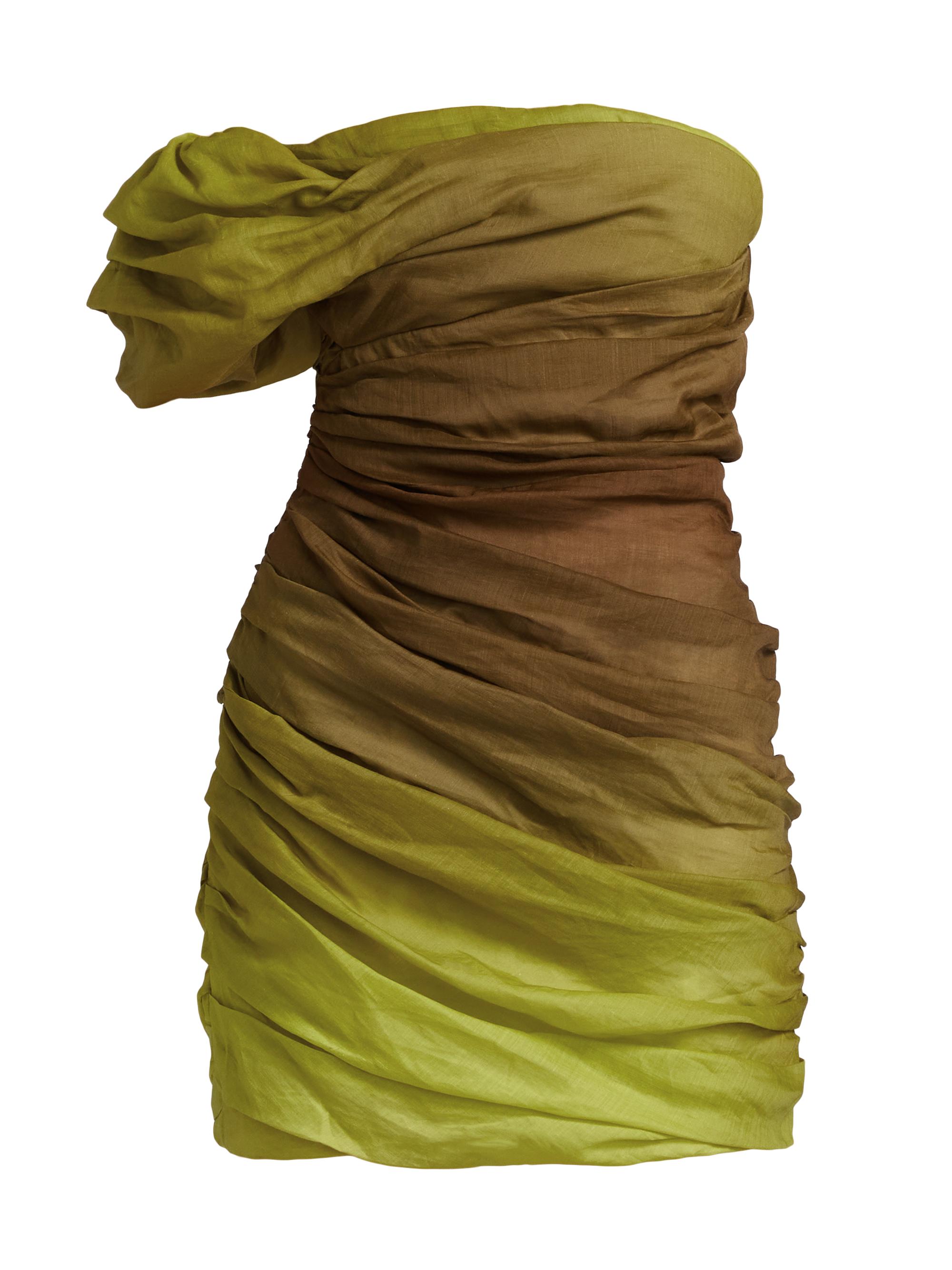 A.L.C. Women's Kyler Ombré Off-the-Shoulder Minidress - Chestnut Yellow