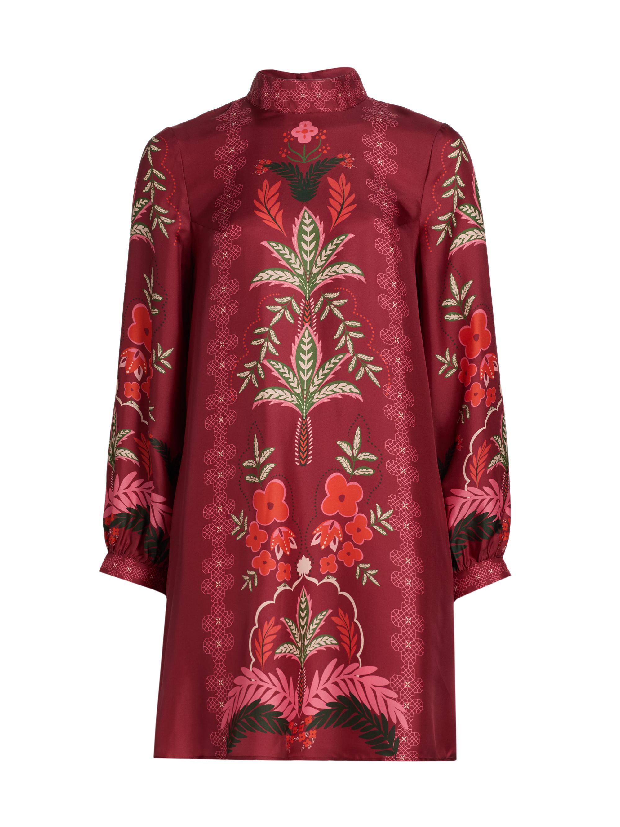 Johnny Was Women's Kalova Palm Long-Sleeve Minidress - Caleta