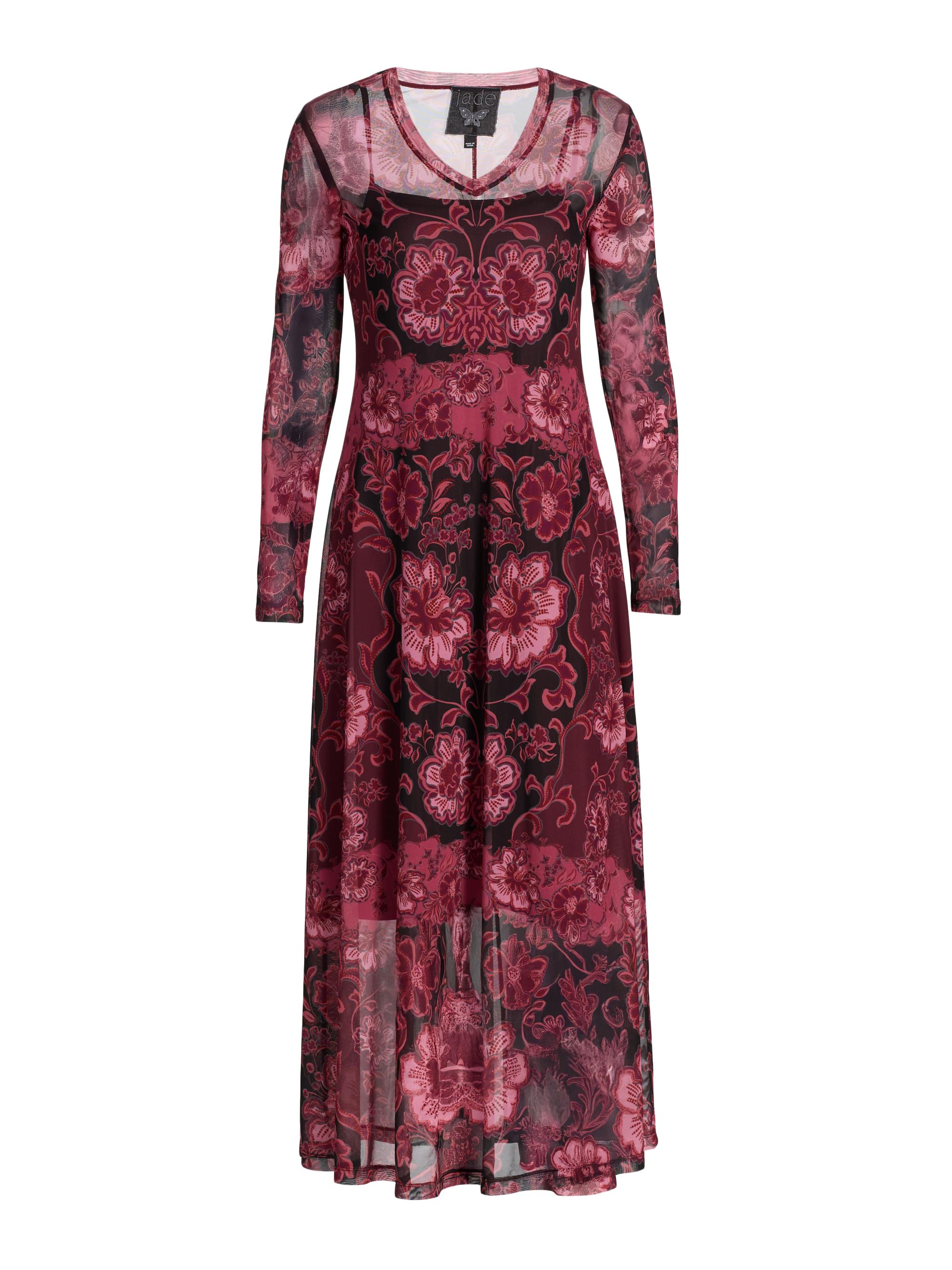 Johnny Was Women's Scilla Mesh V-Neck Maxi Dress - Scilla