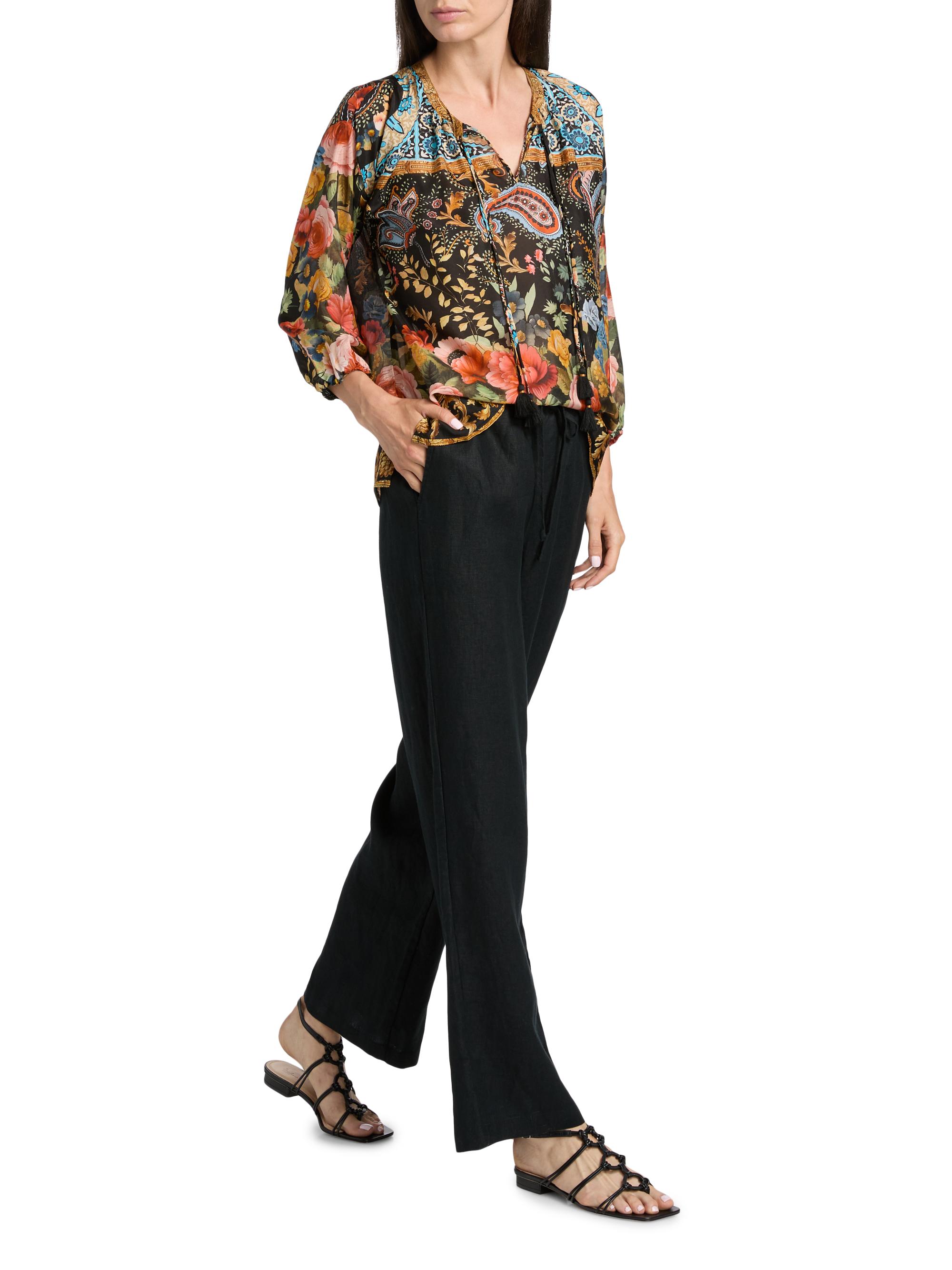 Johnny Was Leto Margot Silk Blouse | Saks Fifth Avenue