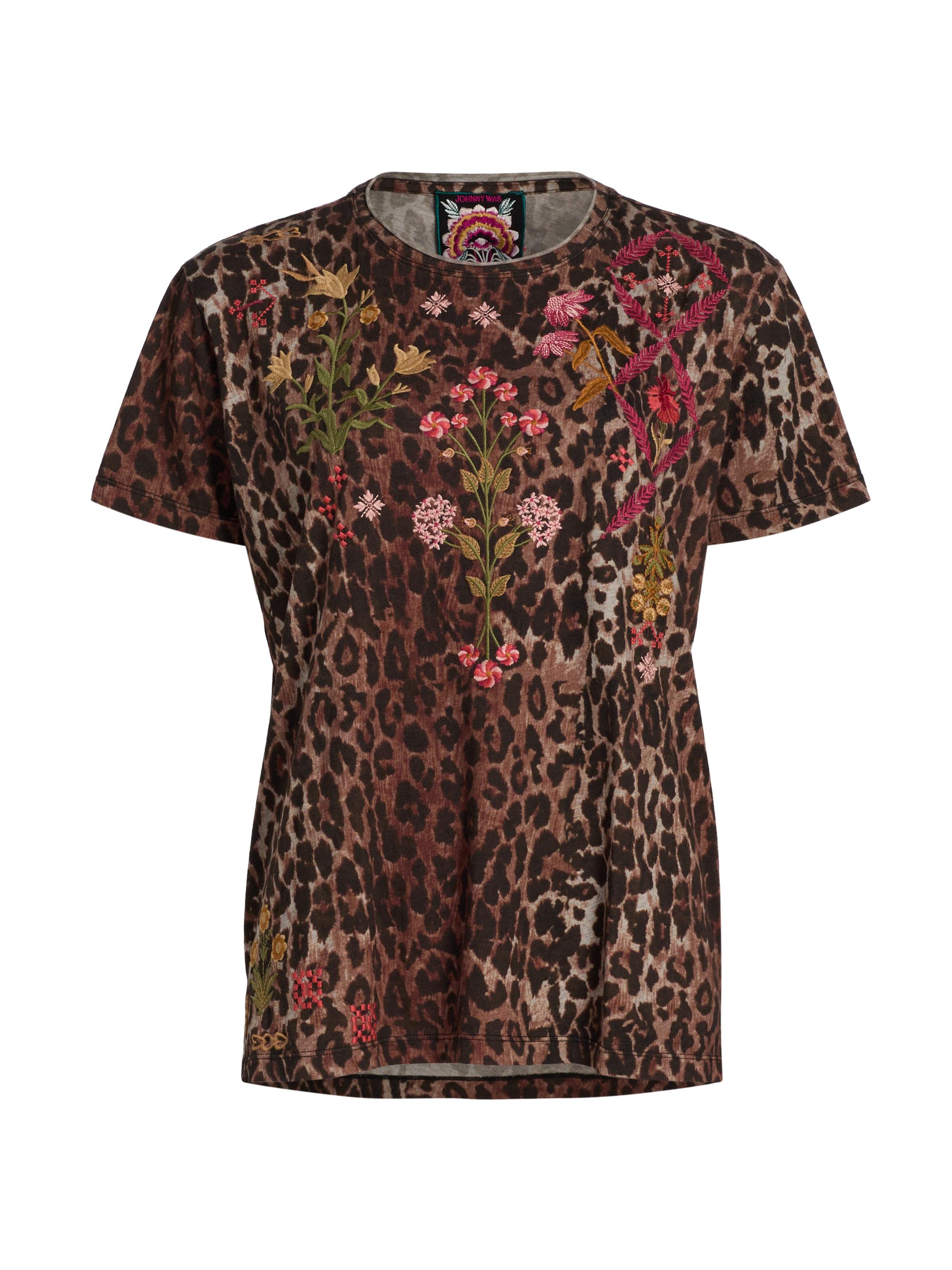 Johnny Was Women's Relaxed Crewneck T-Shirt - Malaya