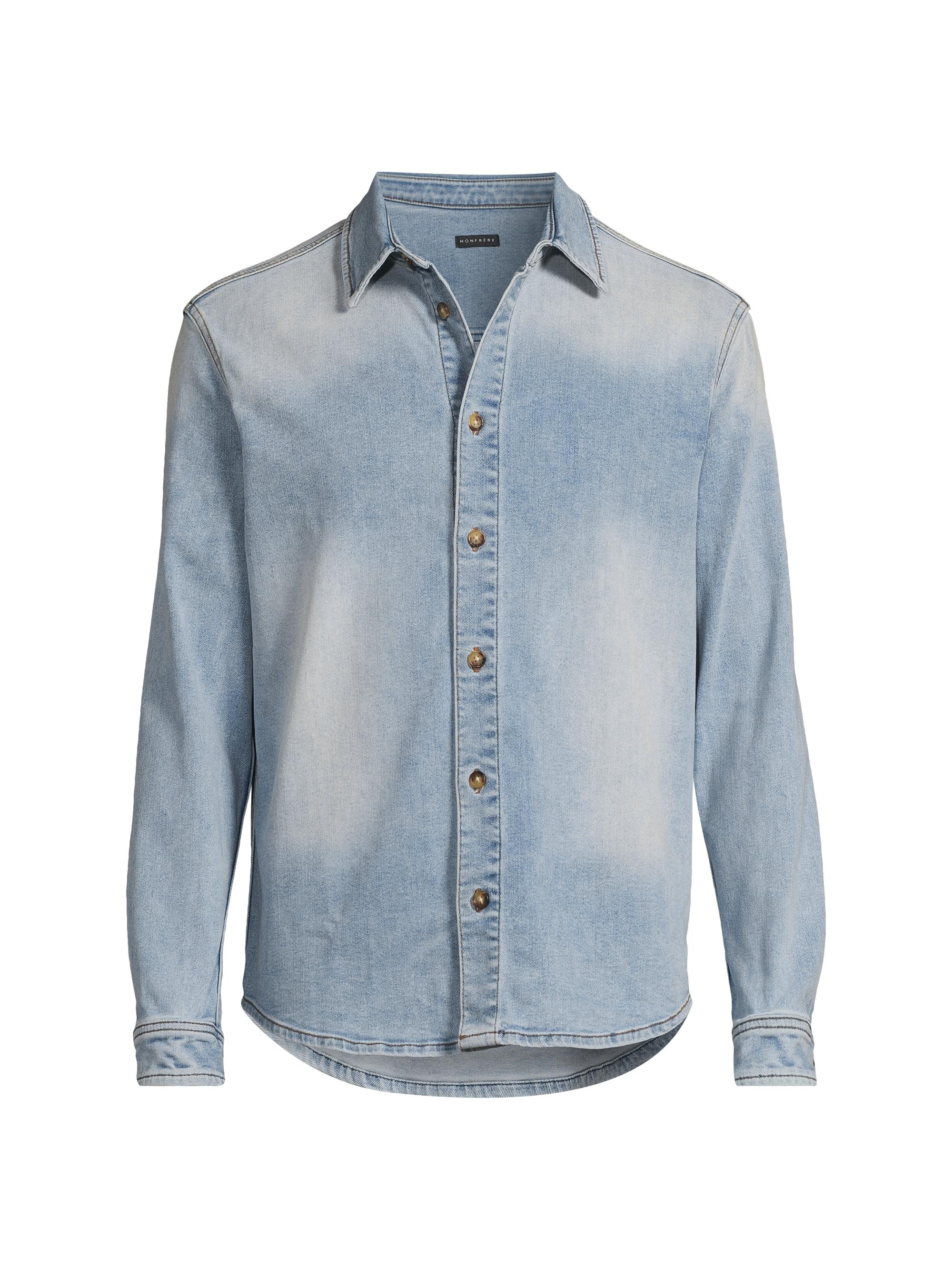 Monfrère Men's Flynn San Vicente Faded Denim Shirt - San Vincente