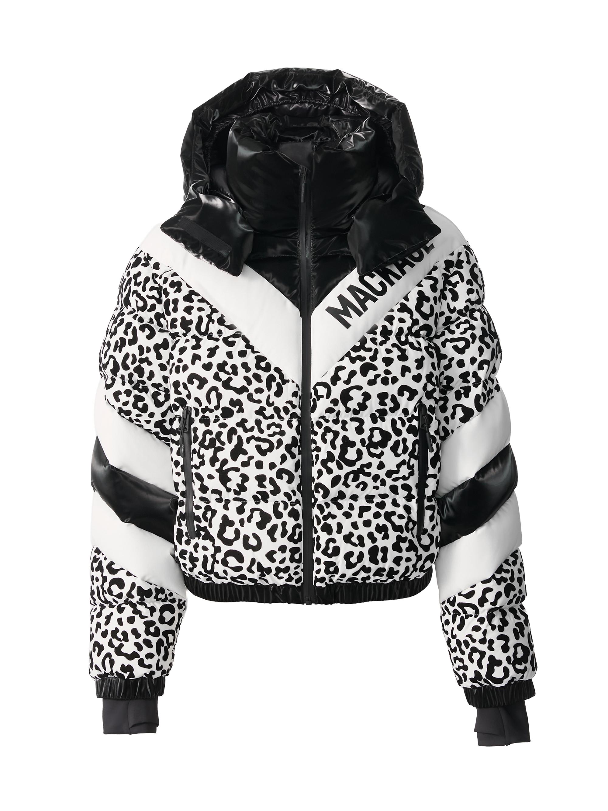 Mackage Kairi Leopard Puffer Jacket | Saks Fifth Avenue