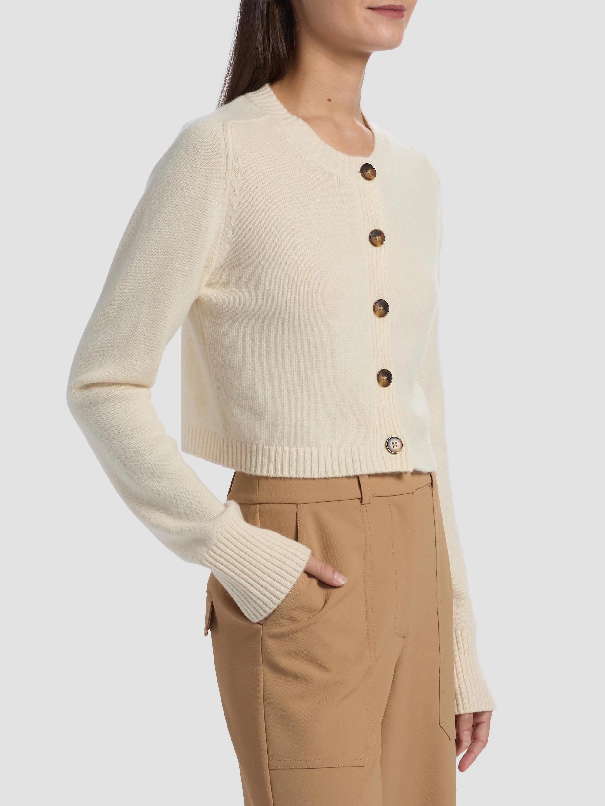 Loulou de Saison Zephir Cropped Cardigan | Saks Fifth Avenue