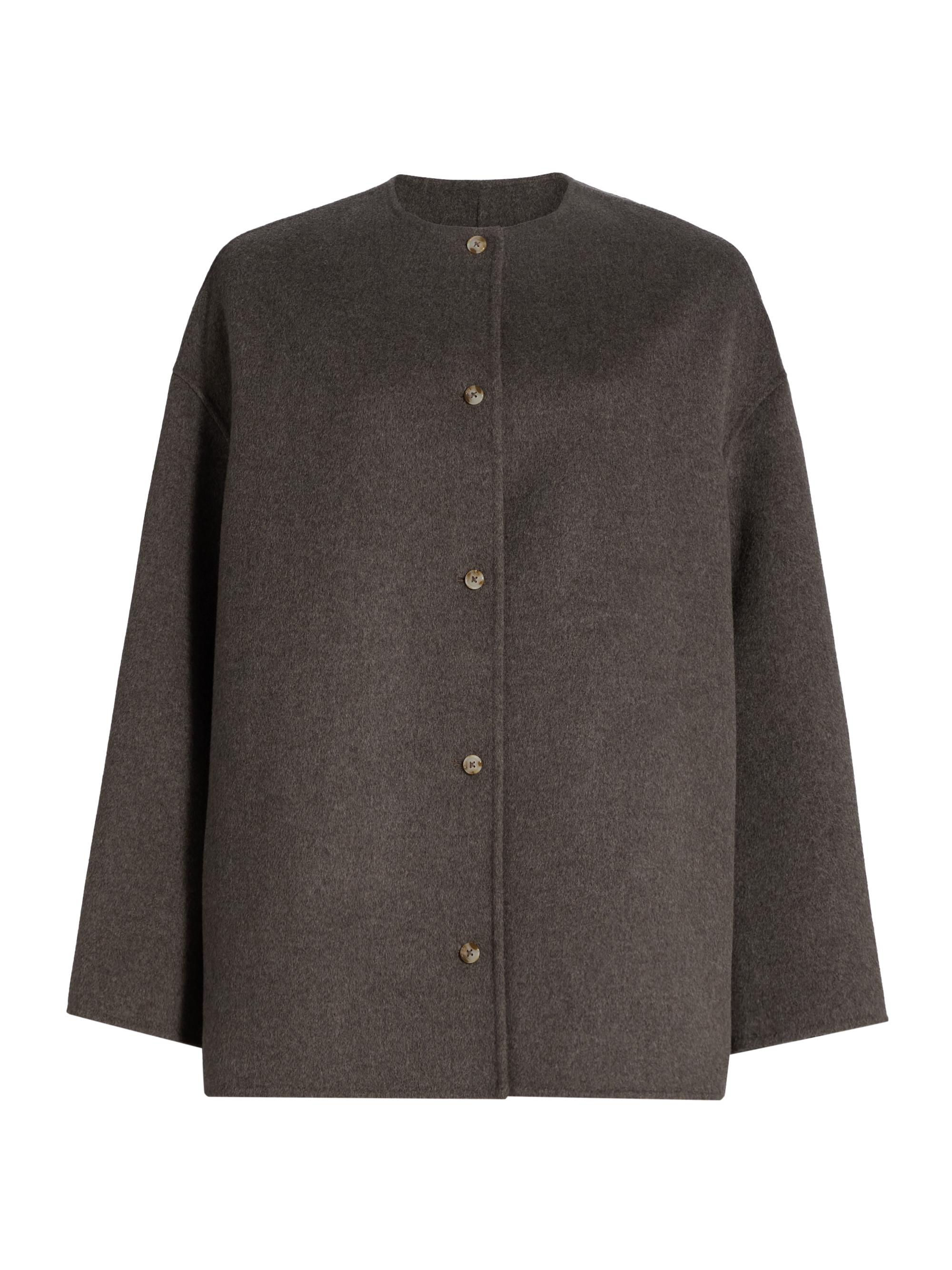 Loulou de Saison Women's Dunne Single-Breasted Coat - Taupe Melange