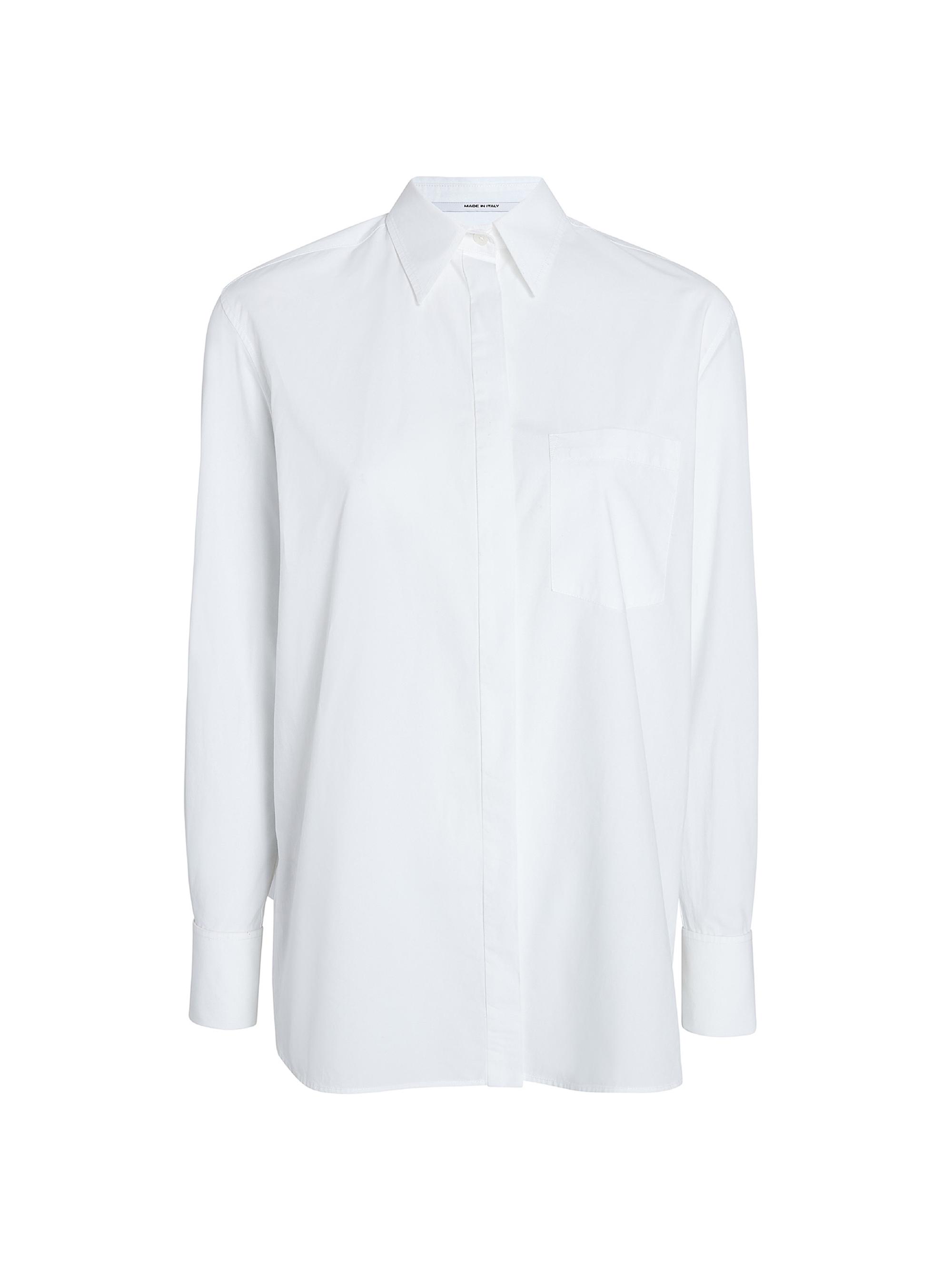 Another Tomorrow Women's Mens Shirt - White