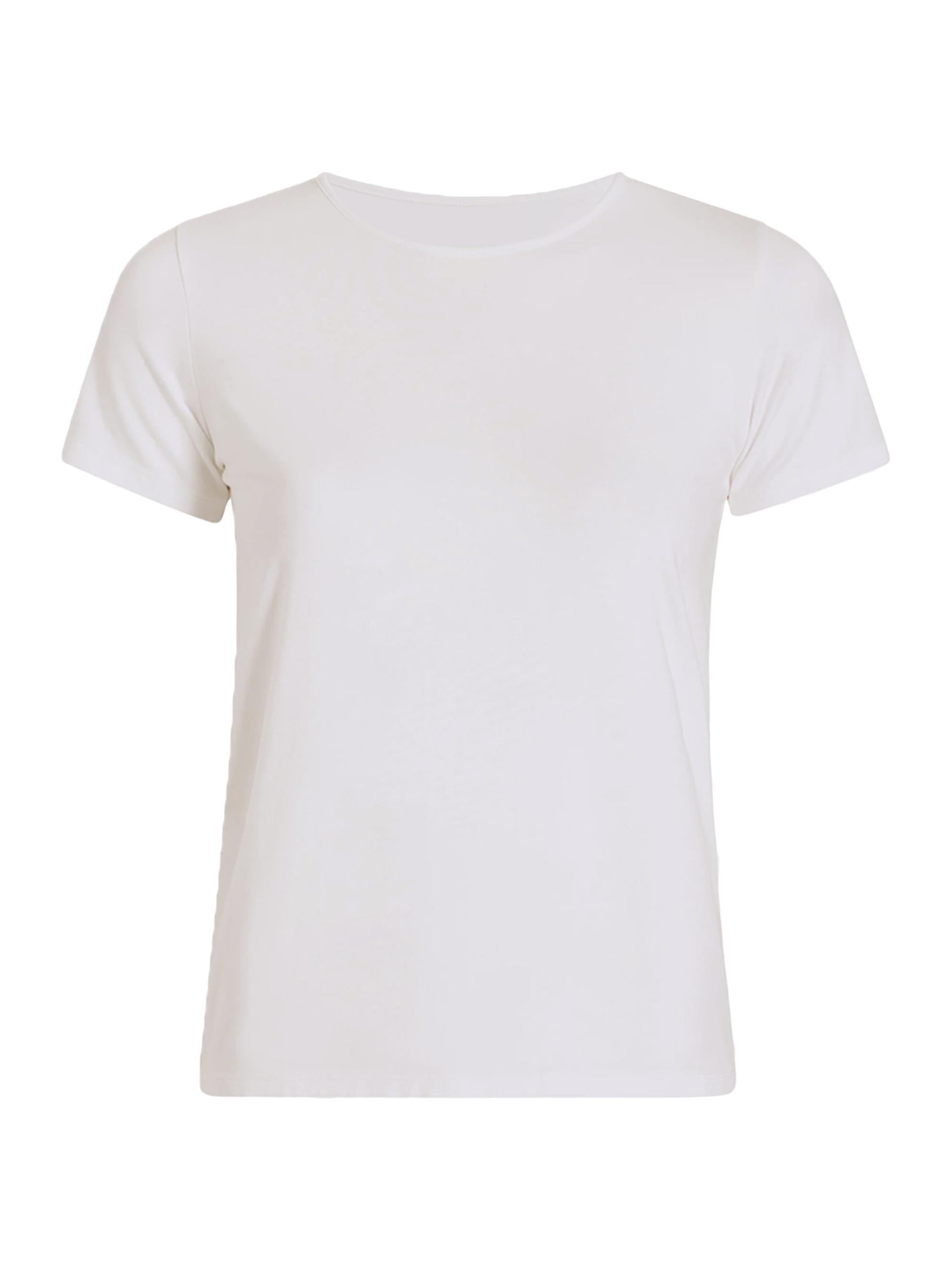 Another Tomorrow Women's Fitted Tee - White