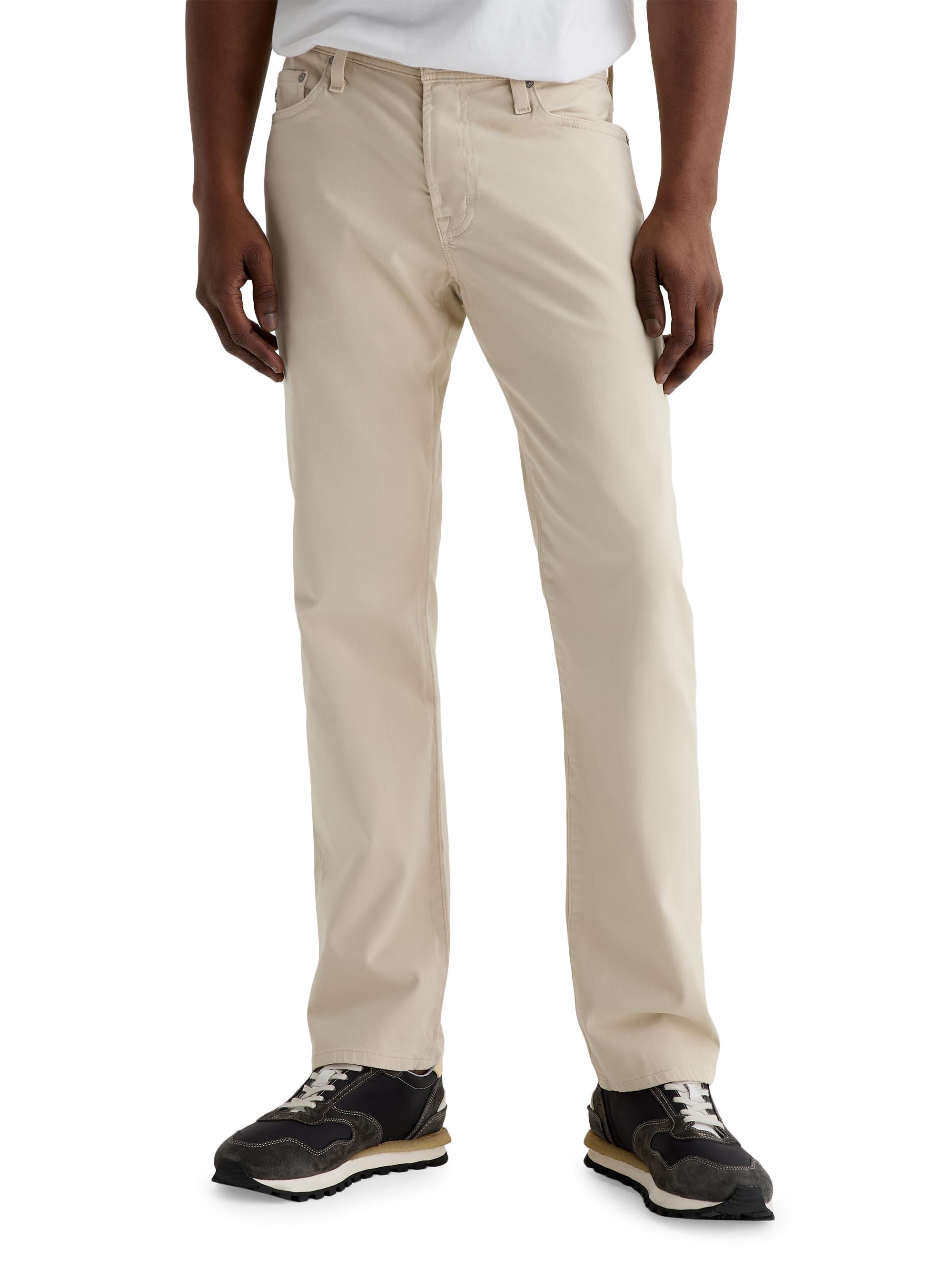AG Jeans Men's Graduate Twill Straight Pants - Natural