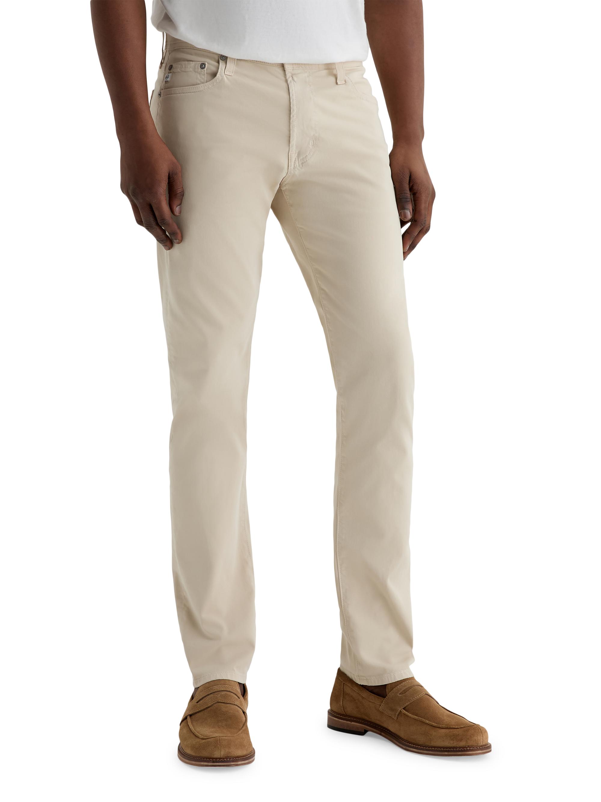 AG Jeans Men's Tellis Twill Slim-Straight Pants - Natural