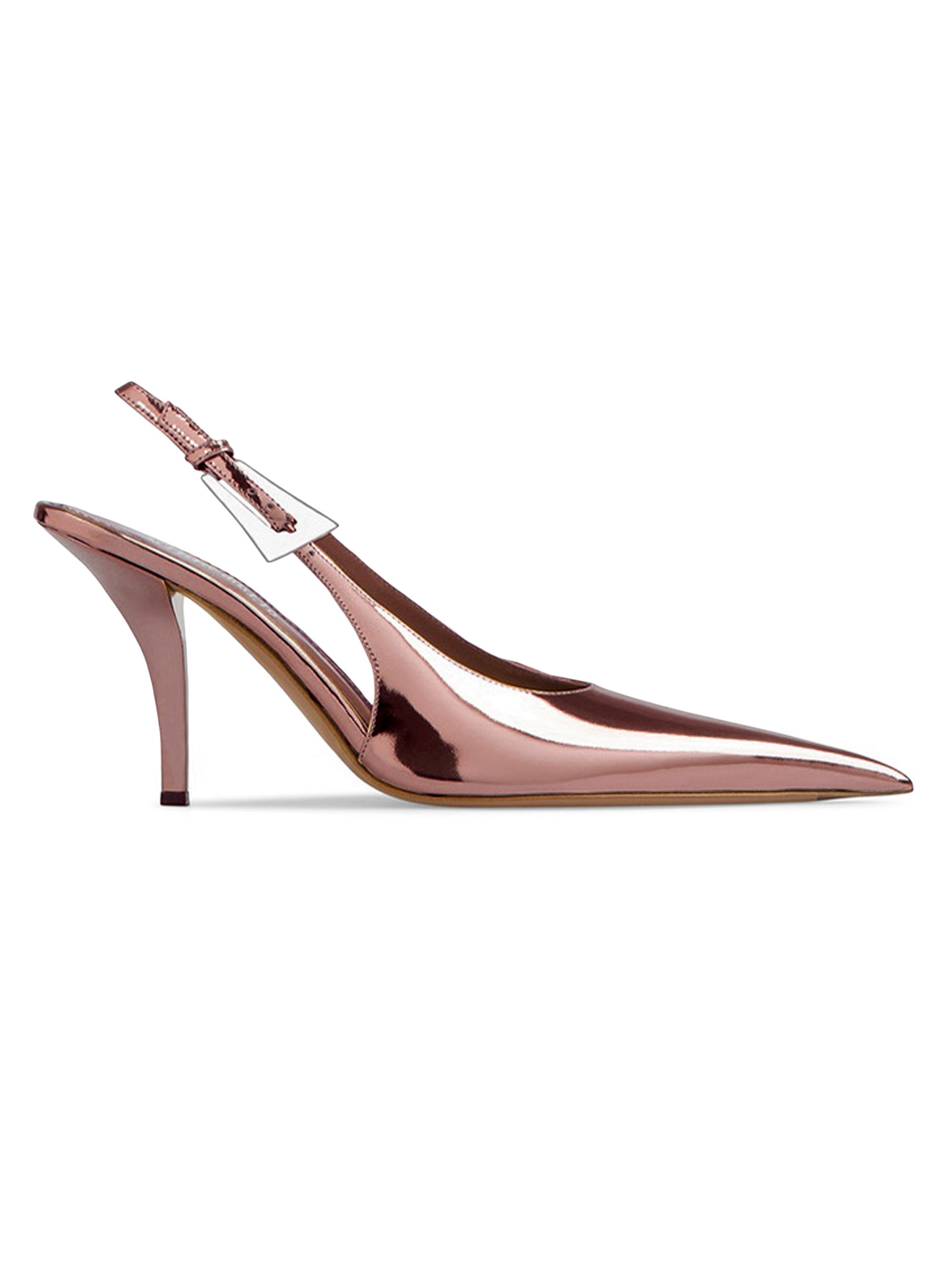 Paris Texas Women's Jessica 75MM Metallic Leather Pumps - Texas Rose