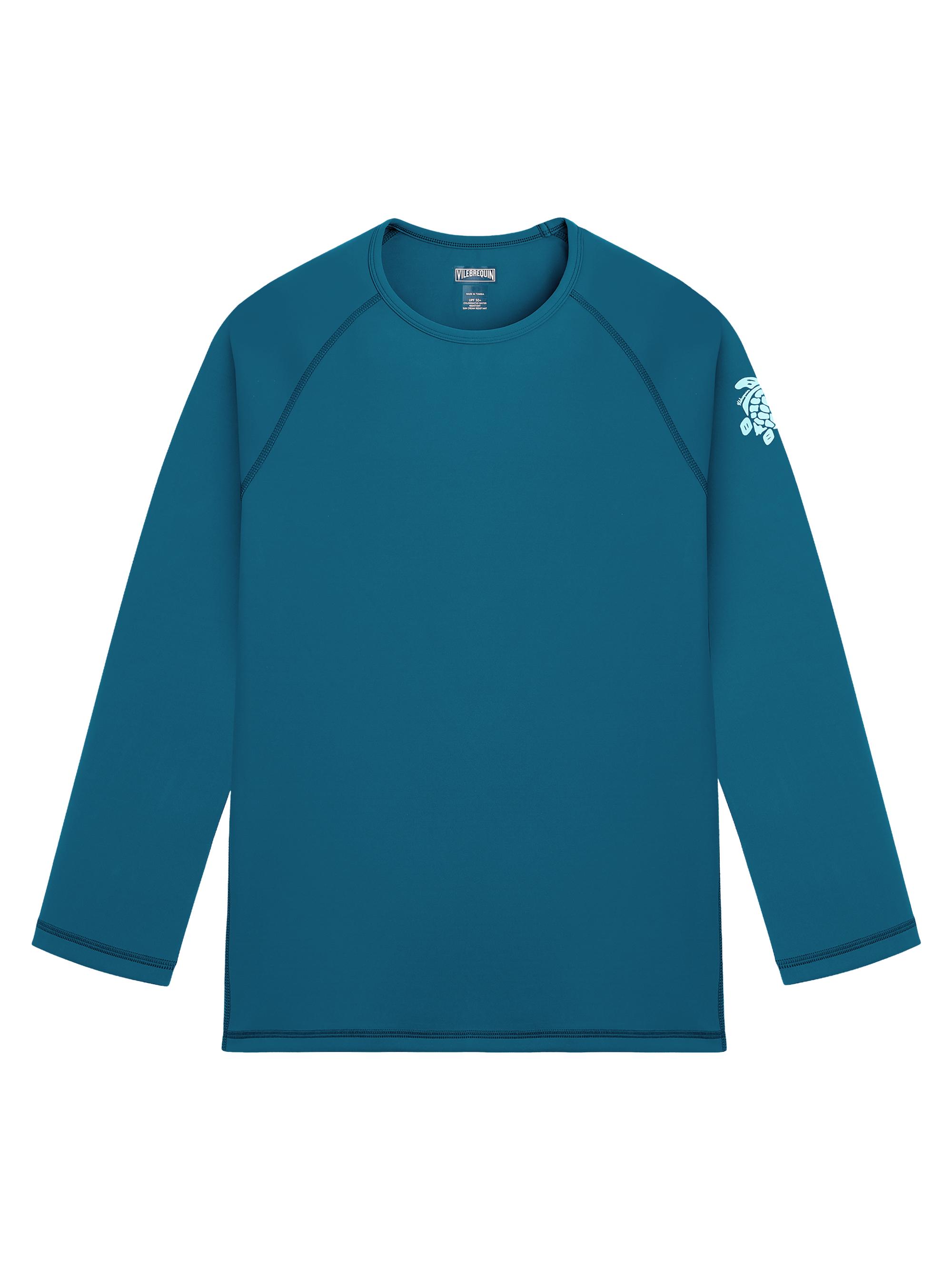 Vilebrequin Men's Turtle UPF Long-Sleeve Rashguard Top - Paon