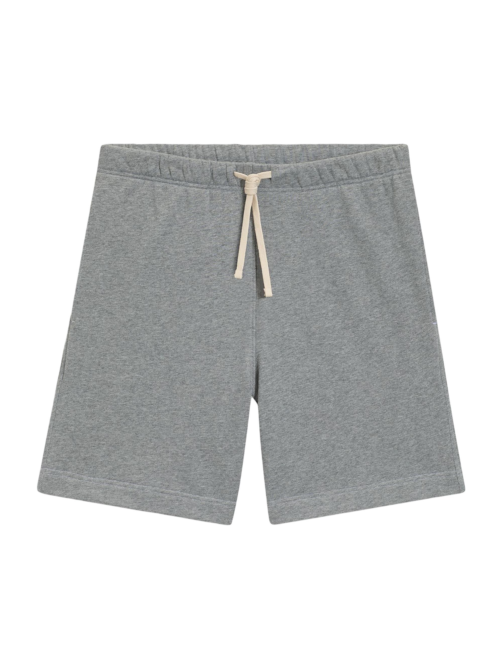BOSS Men's Beckham x Boss Oversized-Fit Shorts in Cotton Terry - Grey