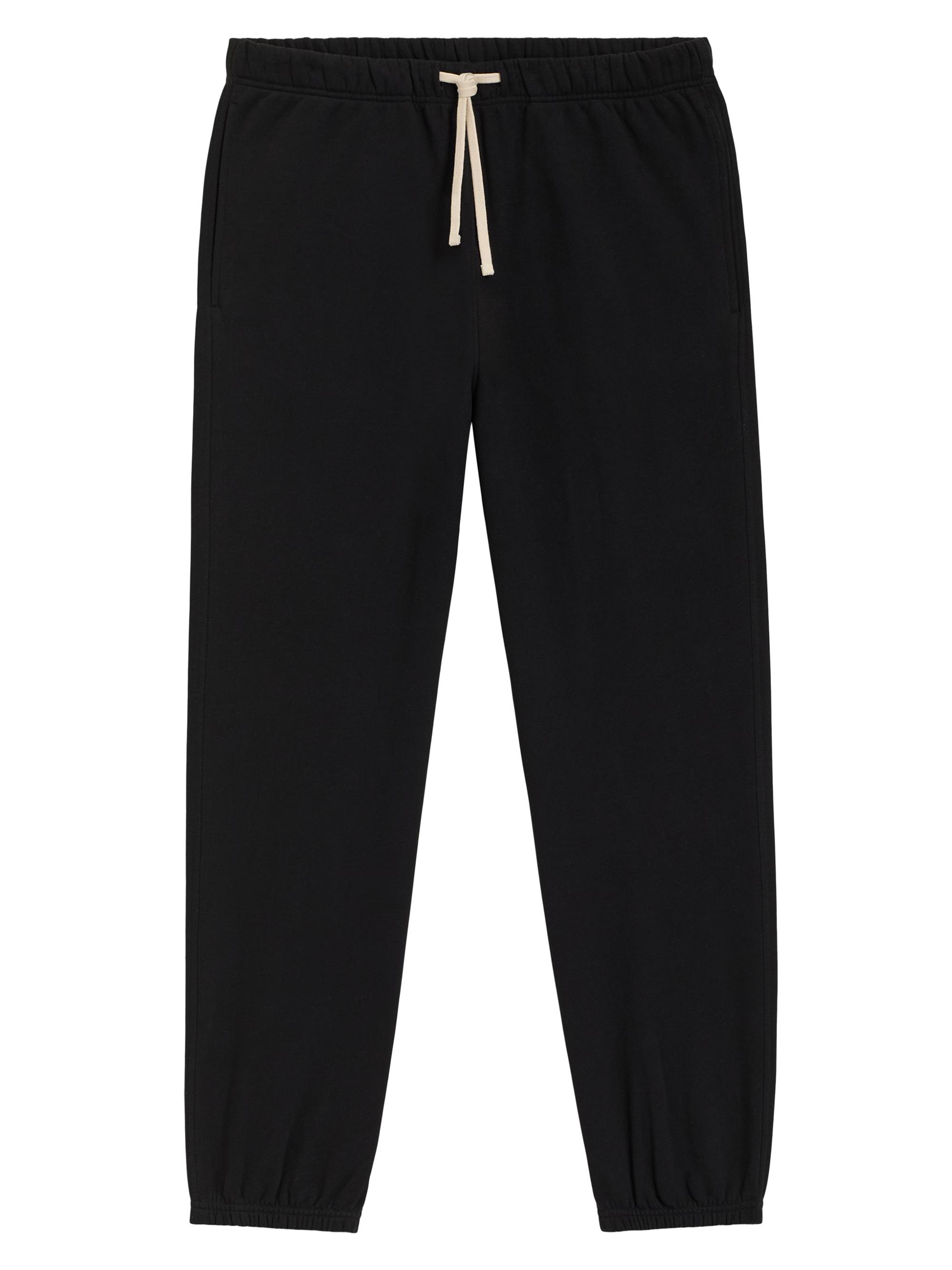BOSS Men's Beckham x Boss Relaxed Tracksuit Bottoms in Cotton Terry - Black