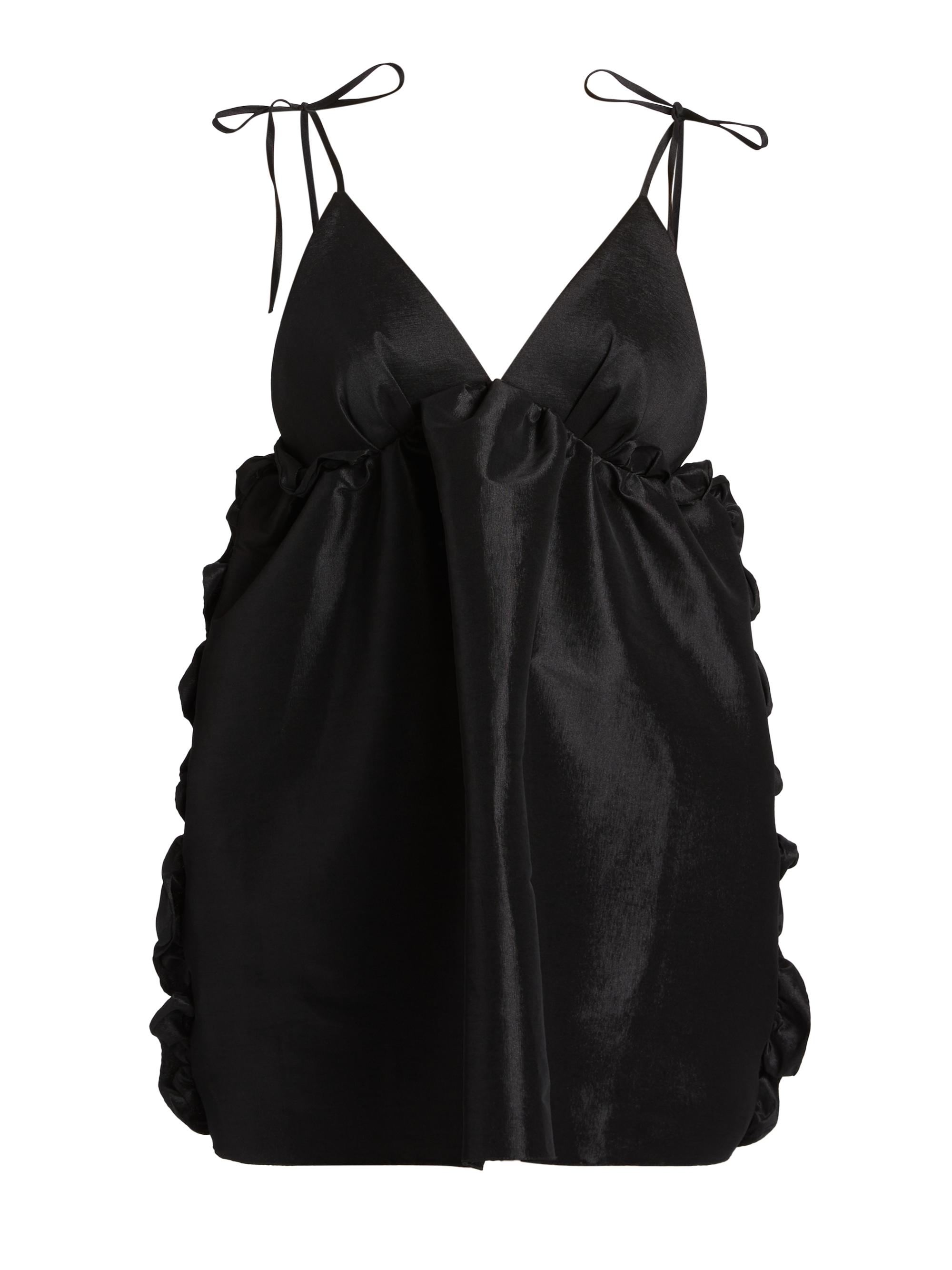 Kika Vargas Women's Binke Taffeta Minidress - Black
