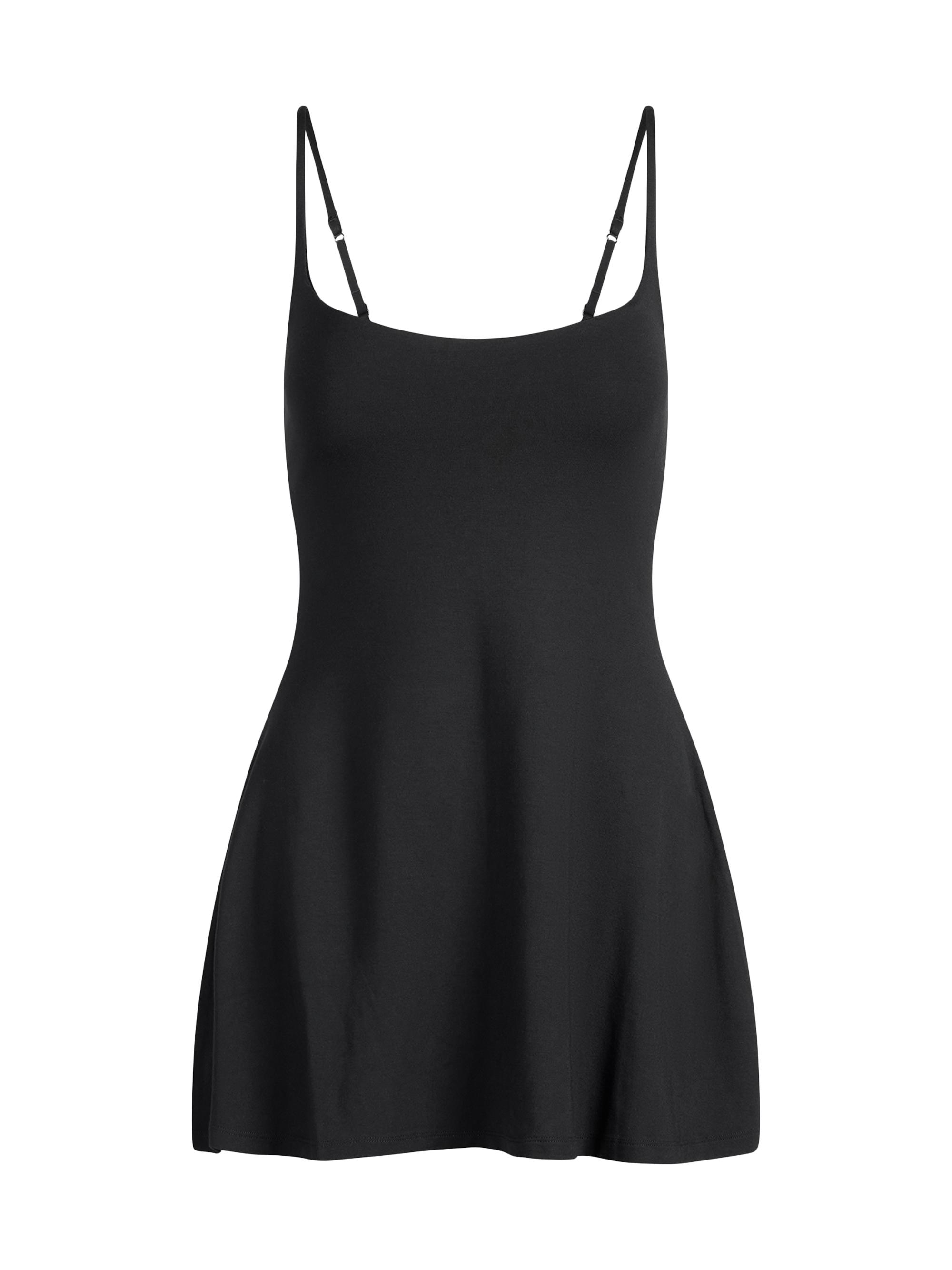 Smooth Layers Scoop Neck Minidress