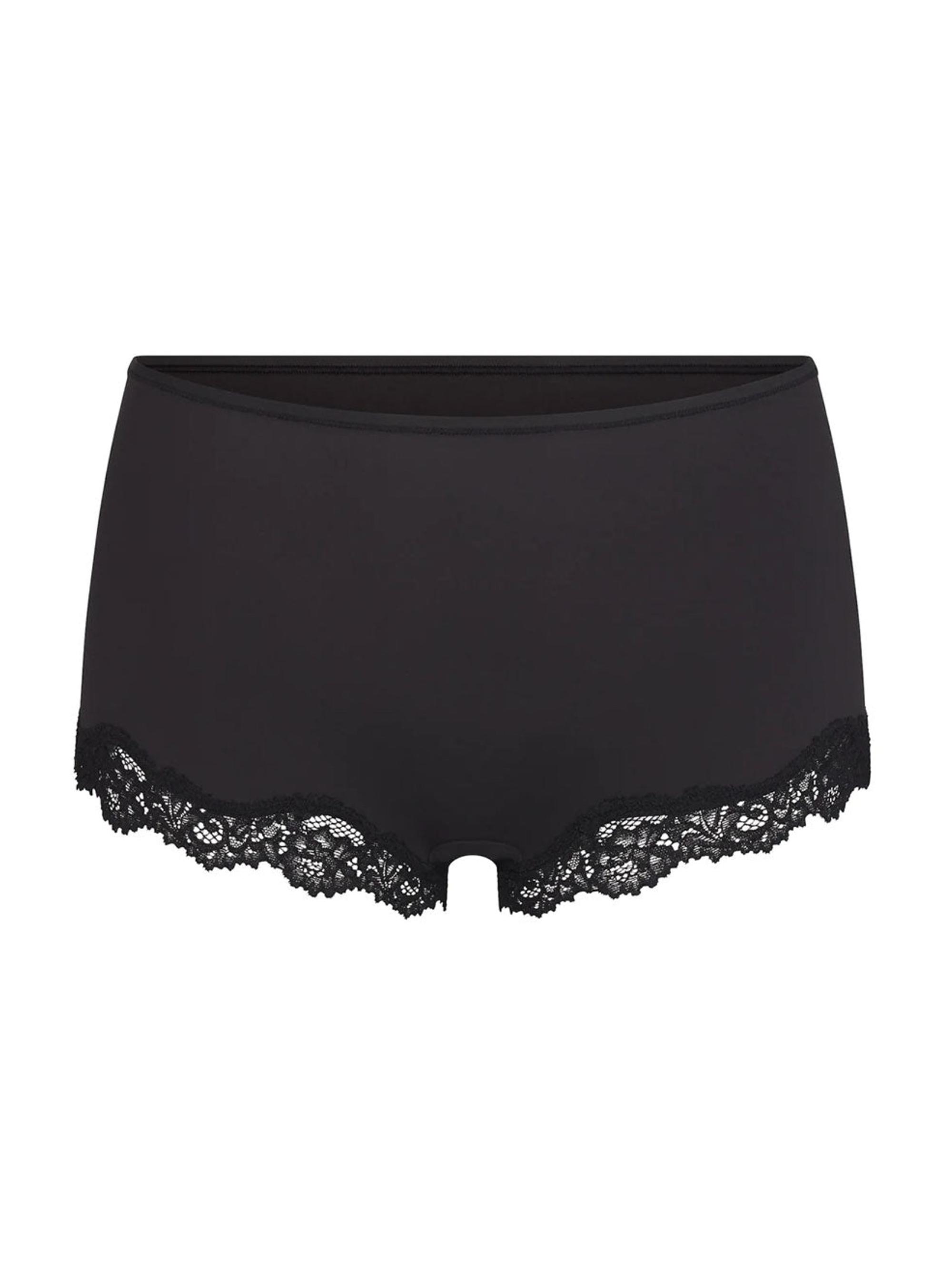 SKIMS Women's Fits Everybody Lace Boy Short - Onyx