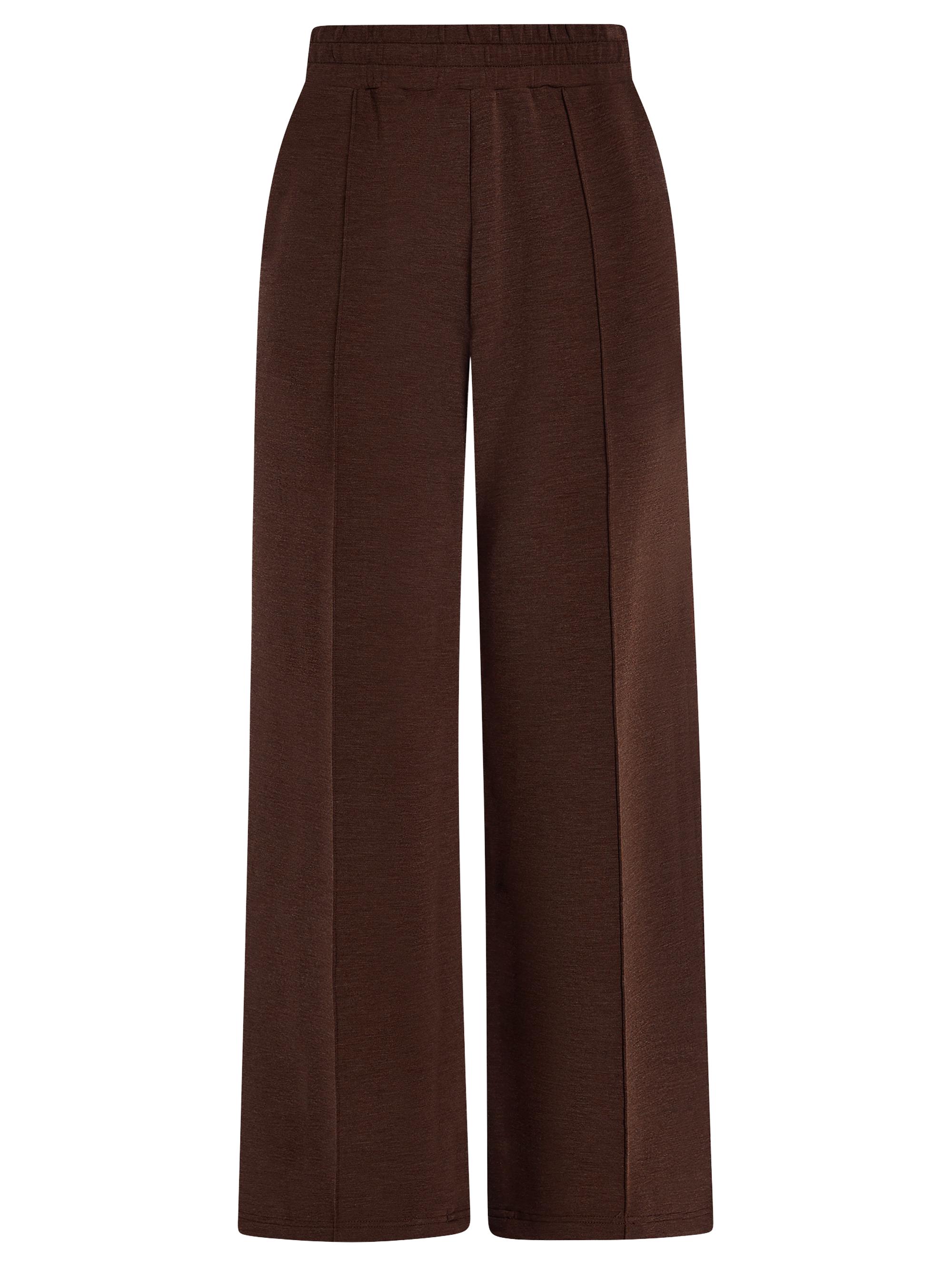 Varley Women's Doublesoft Wide-Leg Pants - Coffee Bean Marl