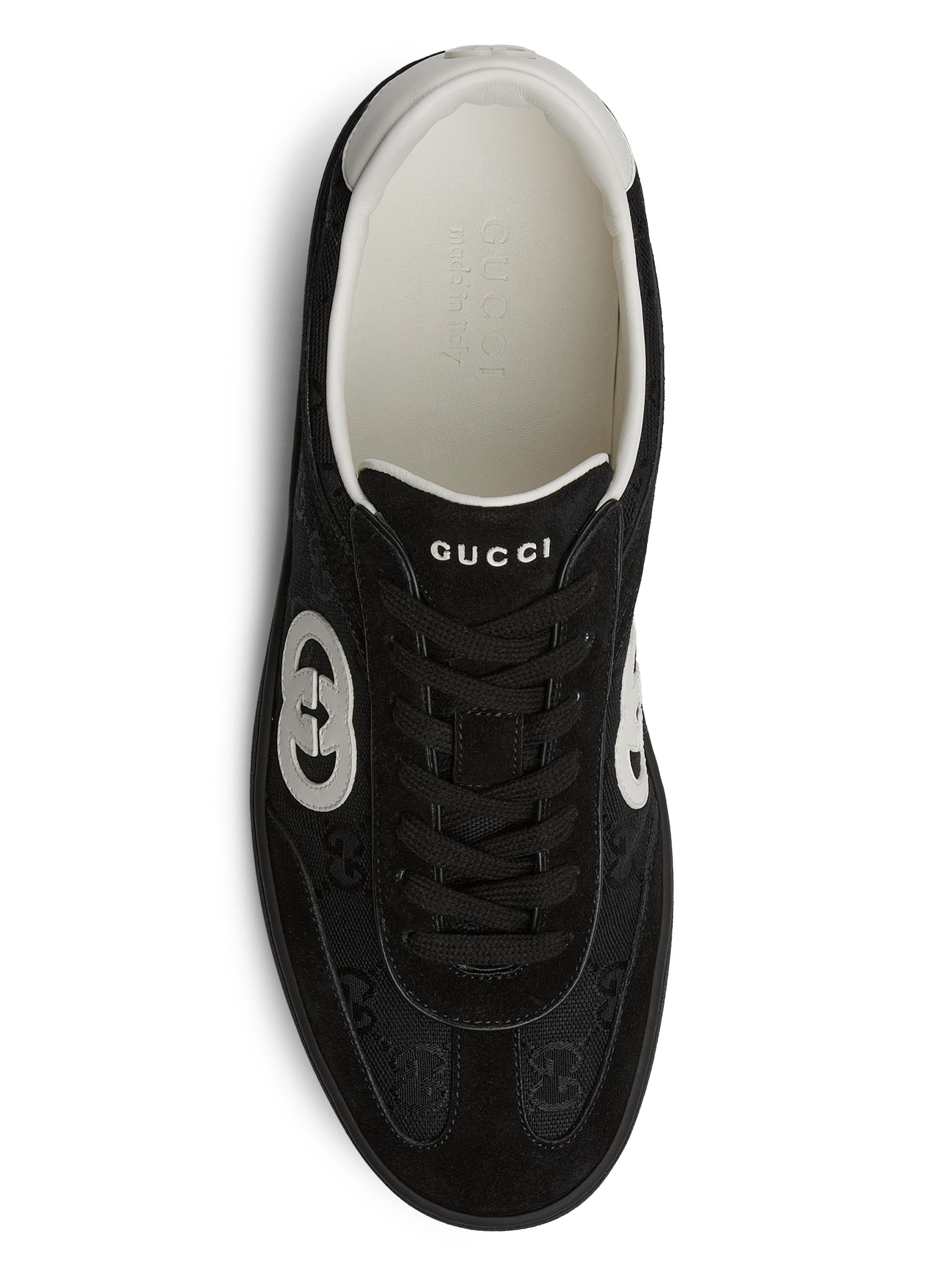 Gucci GG Suede & Canvas Low-Top Sneakers | Saks Fifth Avenue