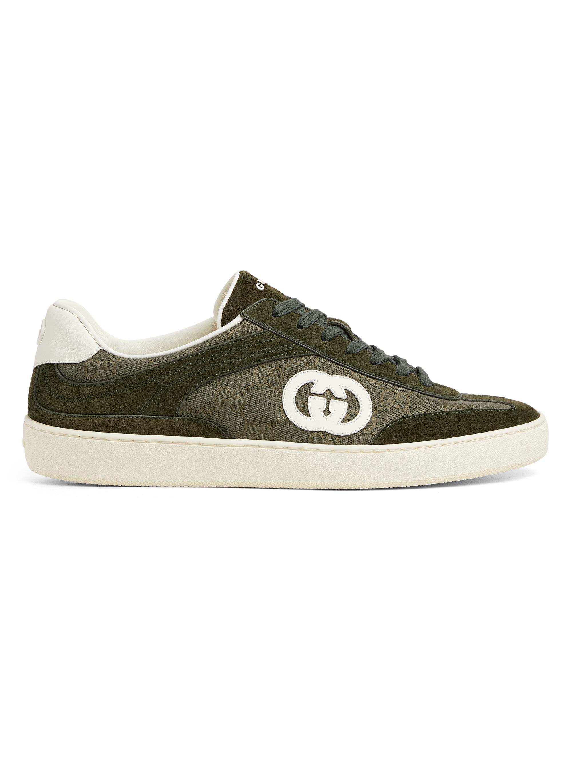 Gucci New Ace Crocodile-Embossed Sneakers | Saks Fifth Avenue