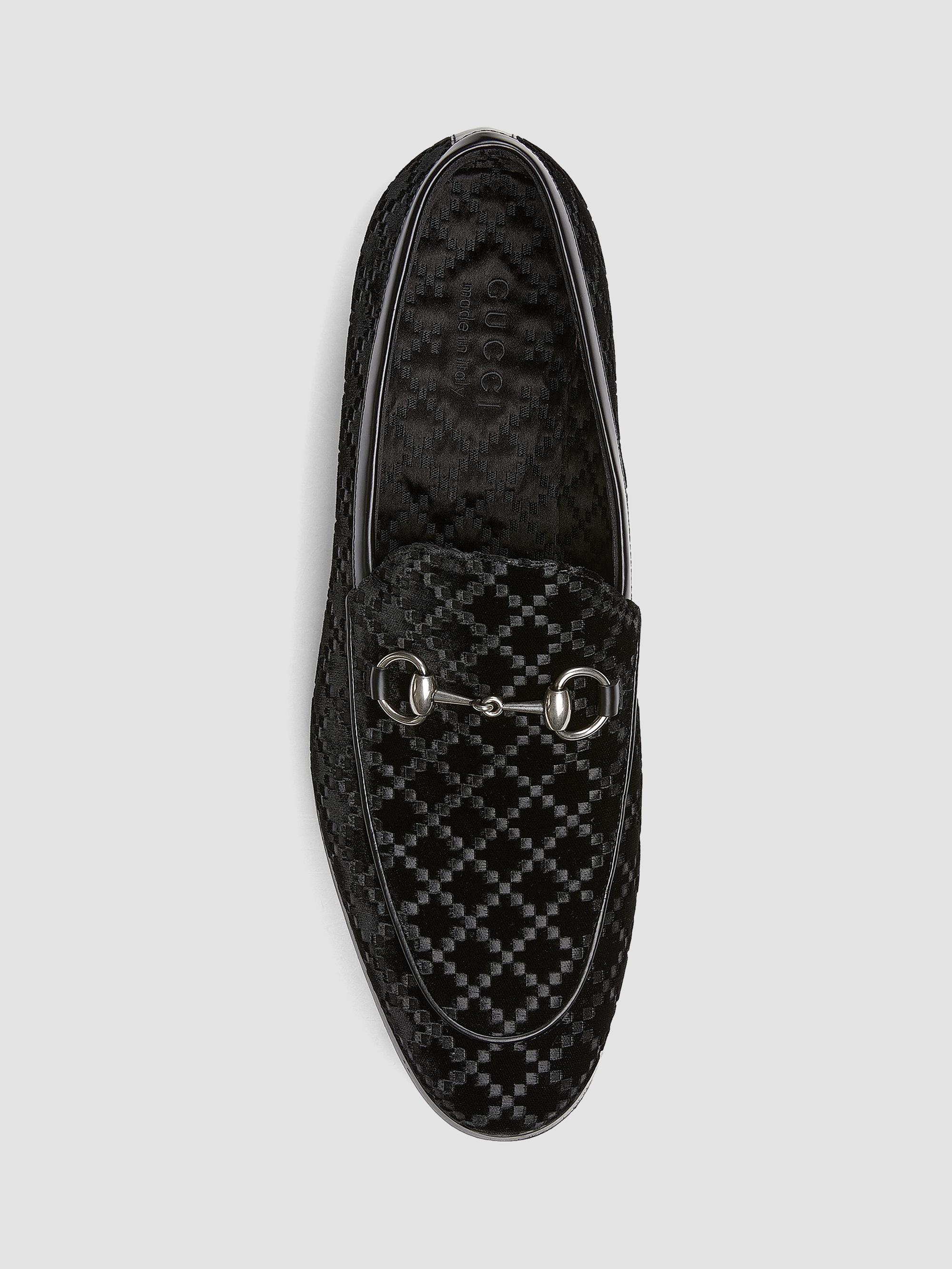 Gucci Next Horsebit Velvet Loafers | Saks Fifth Avenue display picture 2