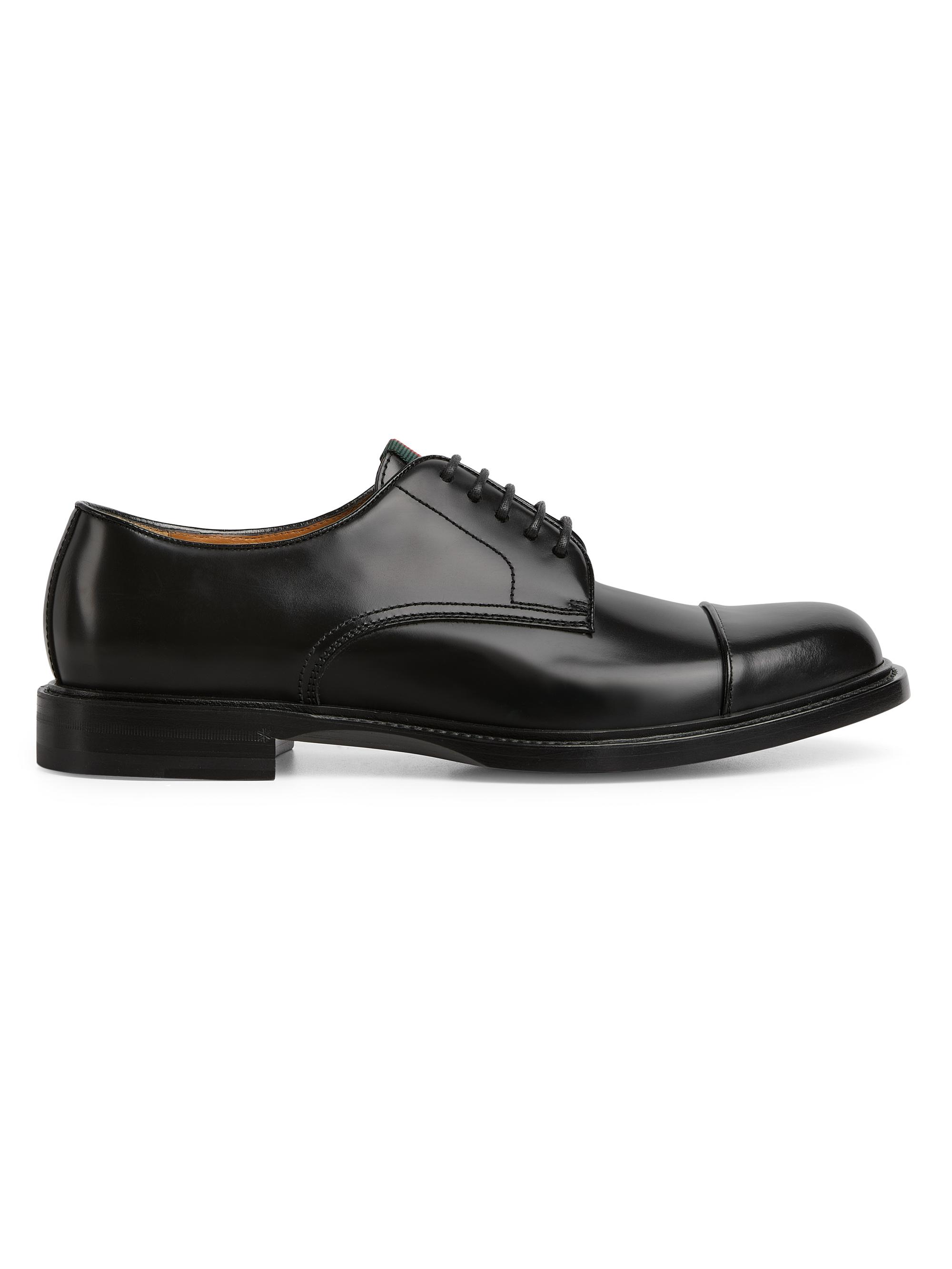 Prada Brushed Leather Lace-Up Shoes | Saks Fifth Avenue