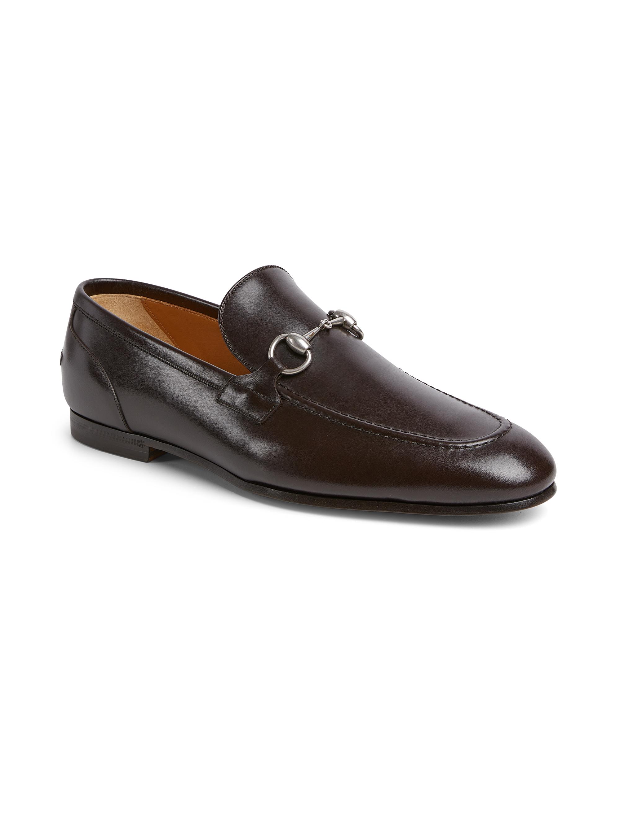 Gucci Jordaan Horsebit Leather Loafers | Saks Fifth Avenue