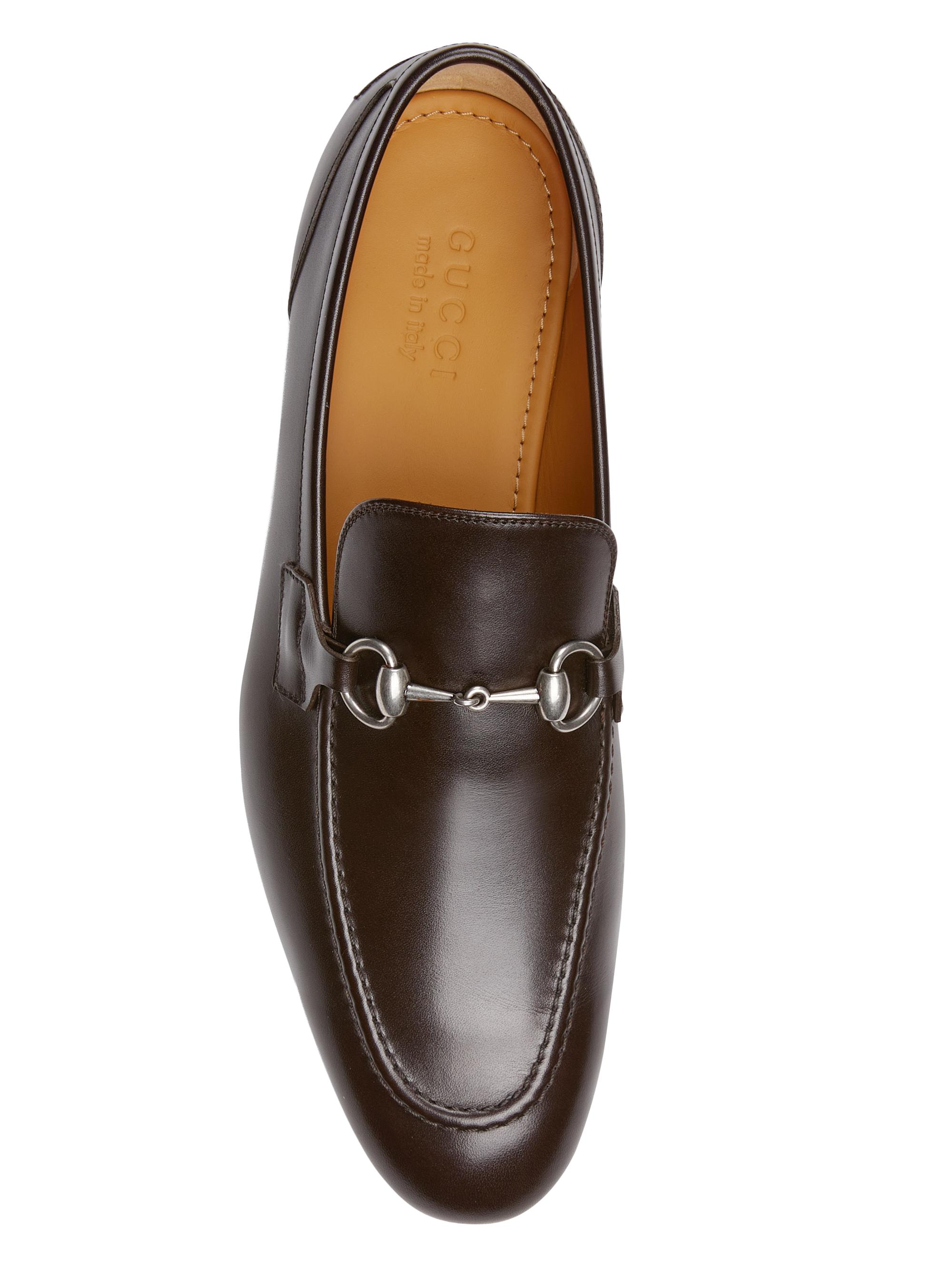 Gucci Jordaan Horsebit Leather Loafers | Saks Fifth Avenue