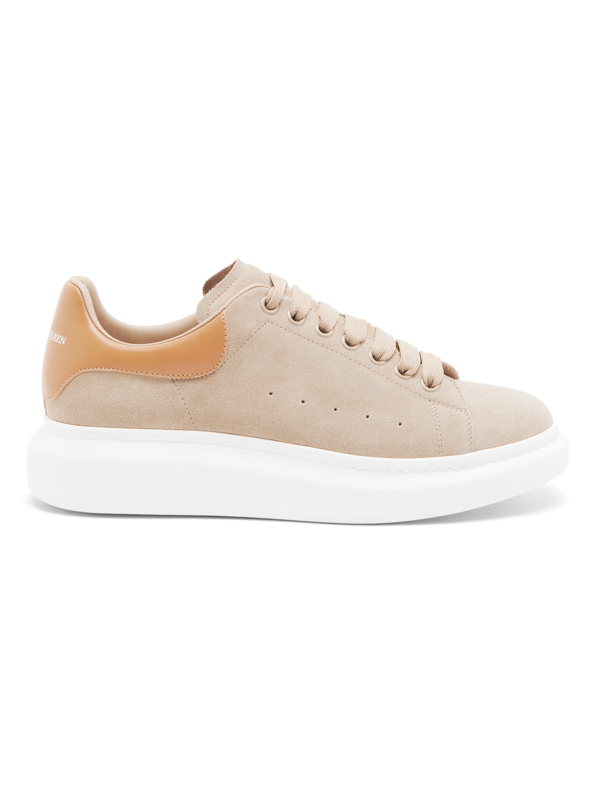 McQueen Oversized Leather Low-Top Sneakers | Saks Fifth Avenue