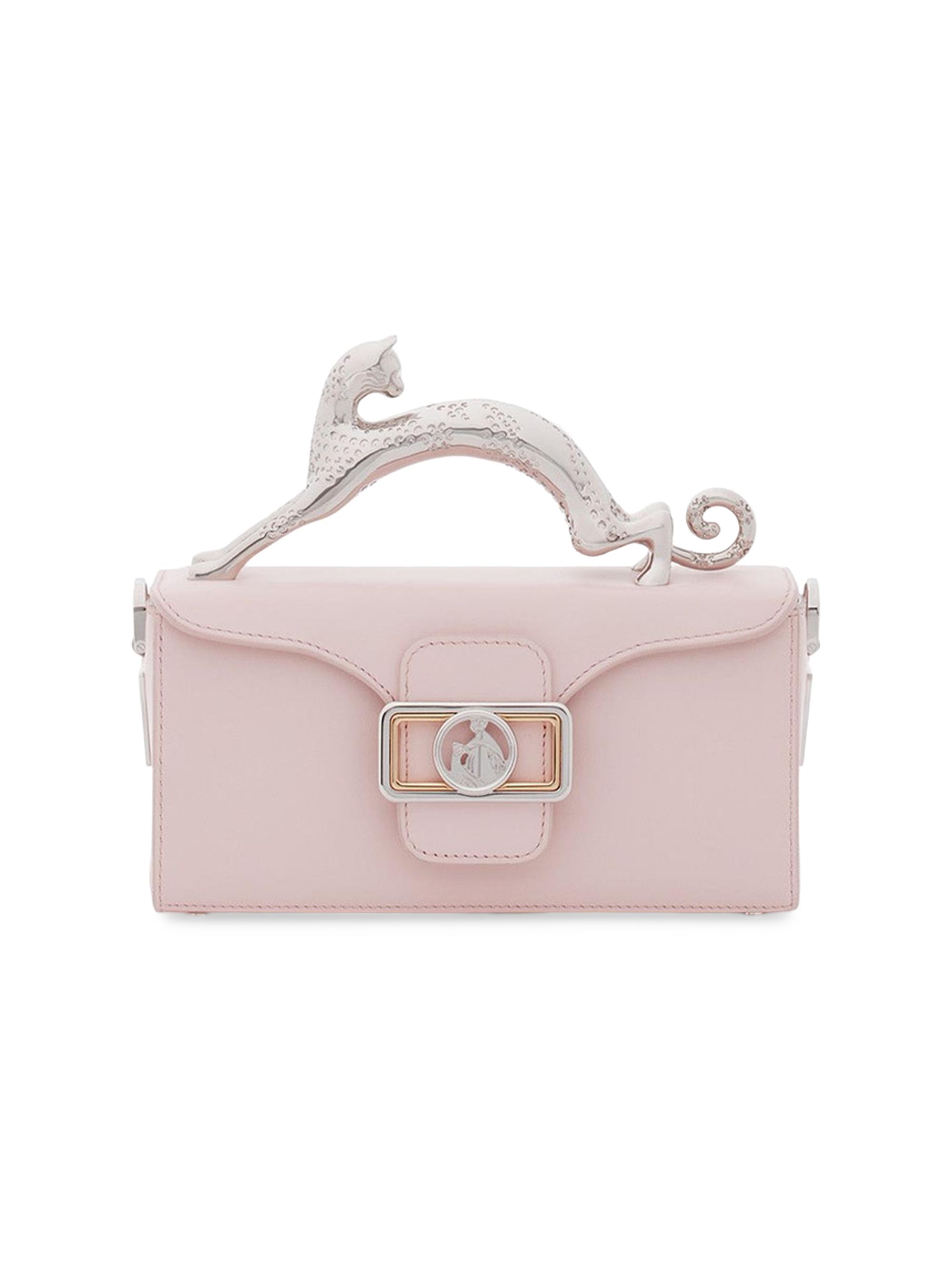 Lanvin Women's Leather Nano Pencil Cat Bag - Rose