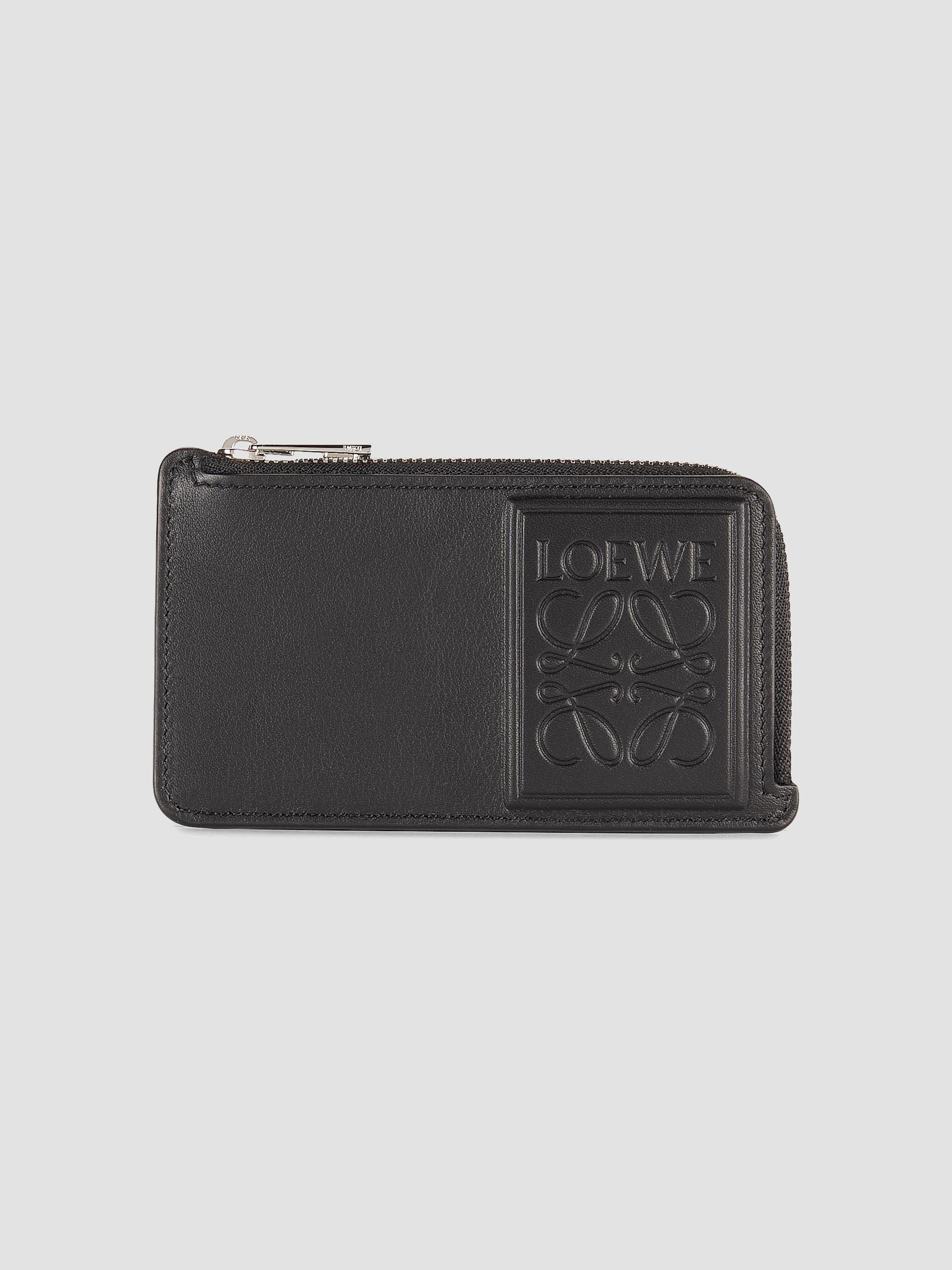 LOEWE Men's Loewe Patch Coin Cardholder - Black | Thumbnail 3