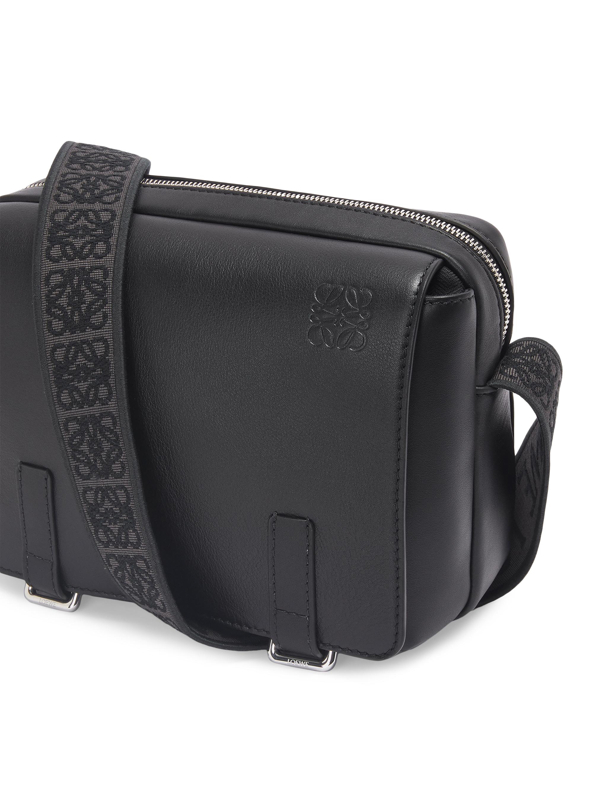 LOEWE Extra-Small Military Leather Messenger Bag | Saks Fifth Avenue