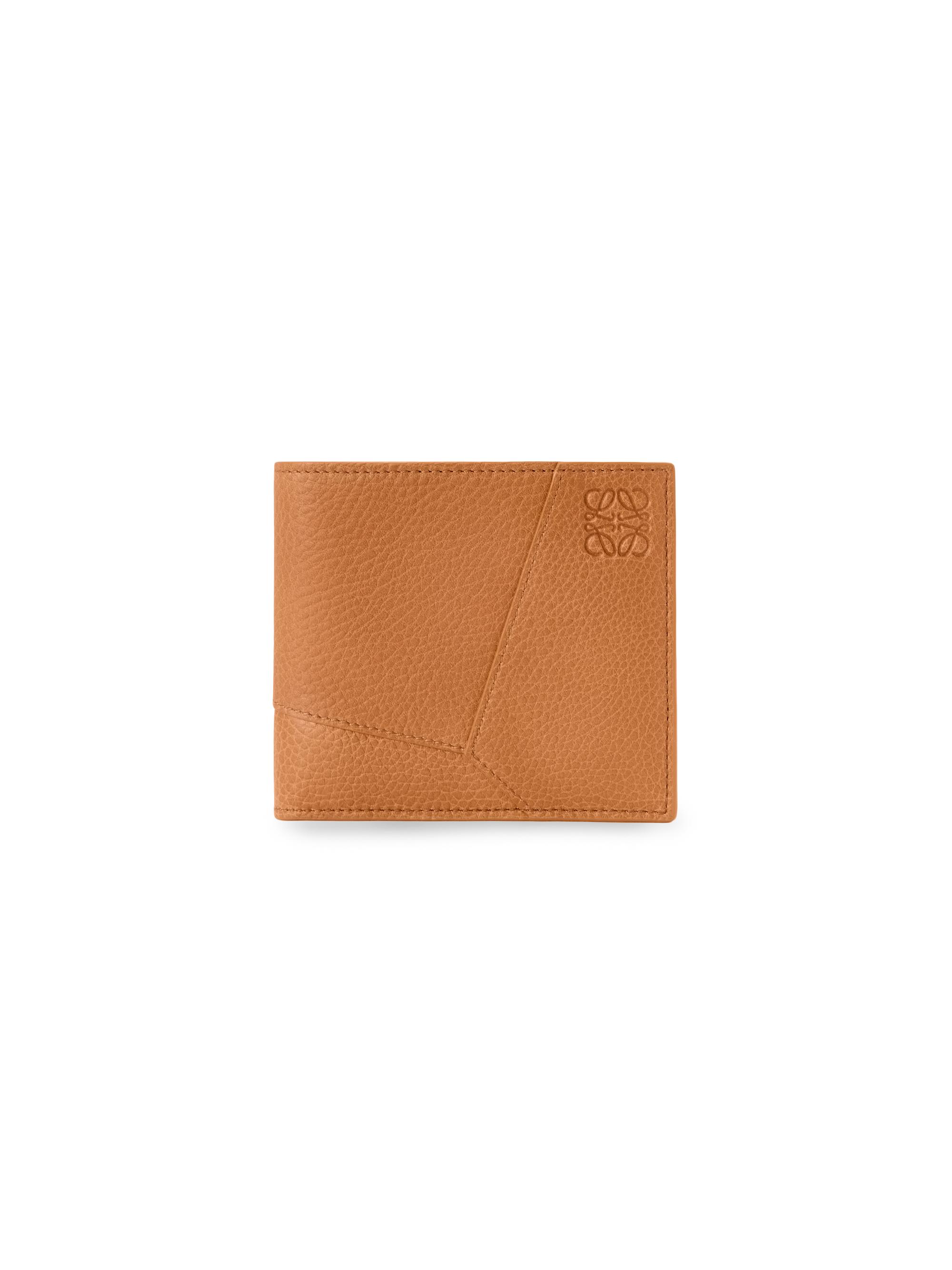 LOEWE Men's Puzzle Edge Leather Bifold Wallet - Light Canyon Brown