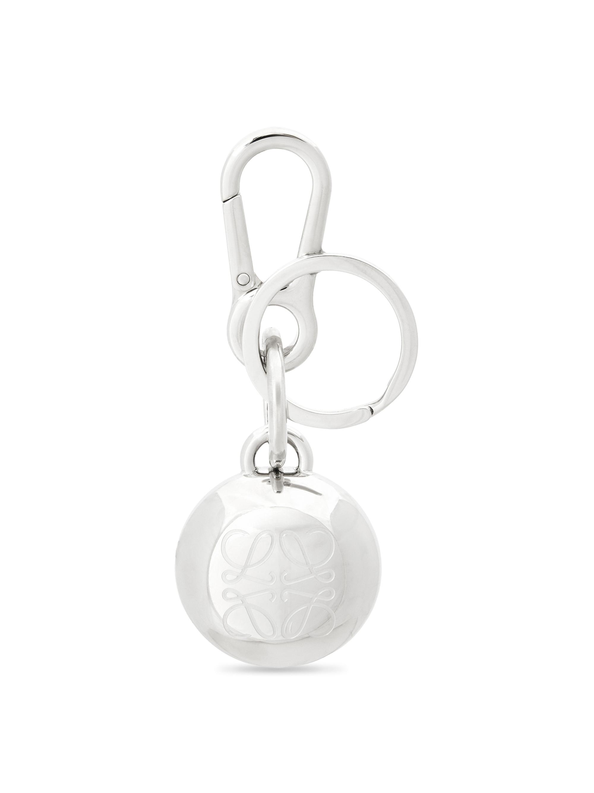 LOEWE Men's Pebble Bottle Opener Keyring - Palladium
