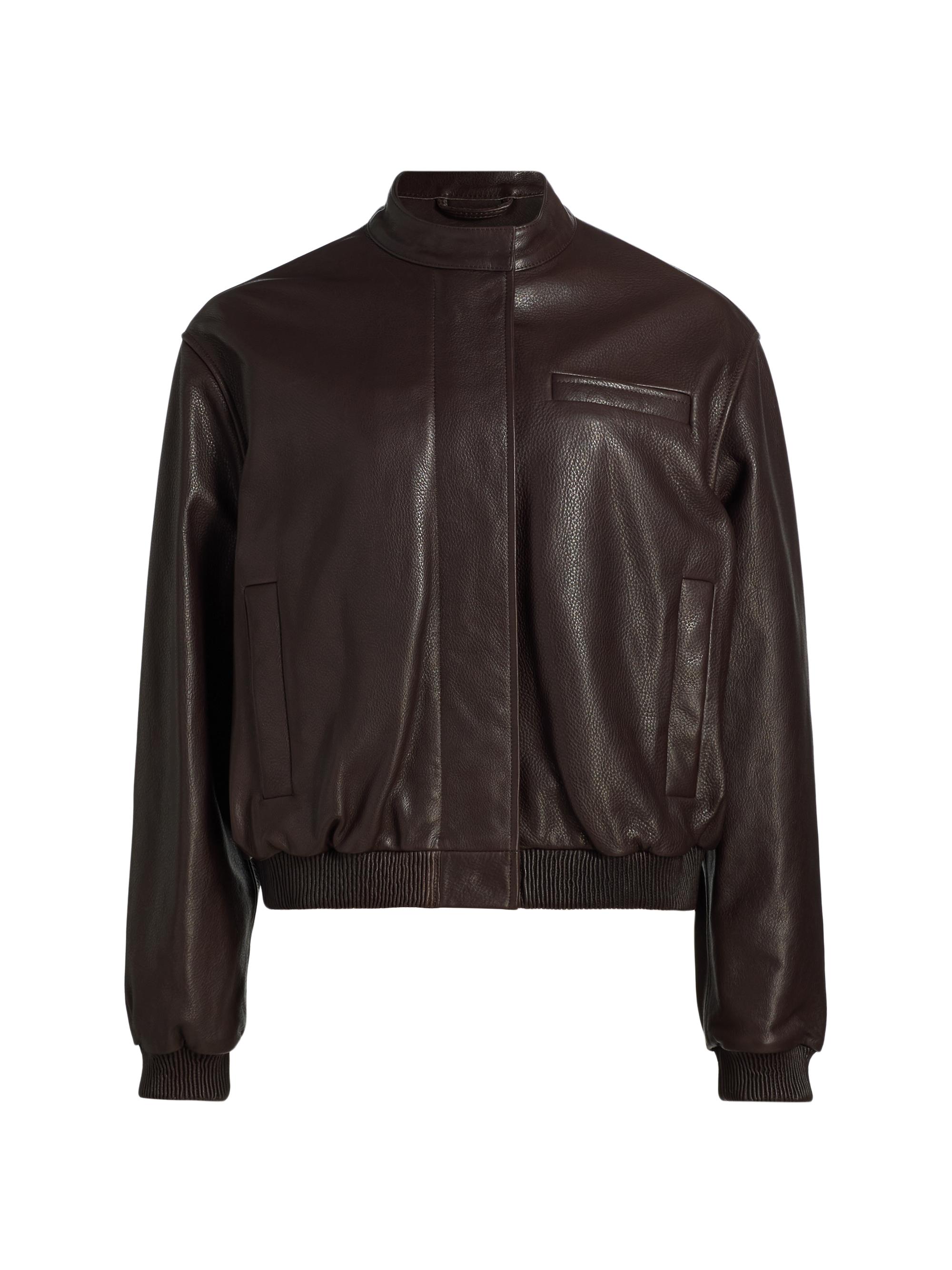 Nili Lotan Tom Leather Bomber Jacket | Saks Fifth Avenue