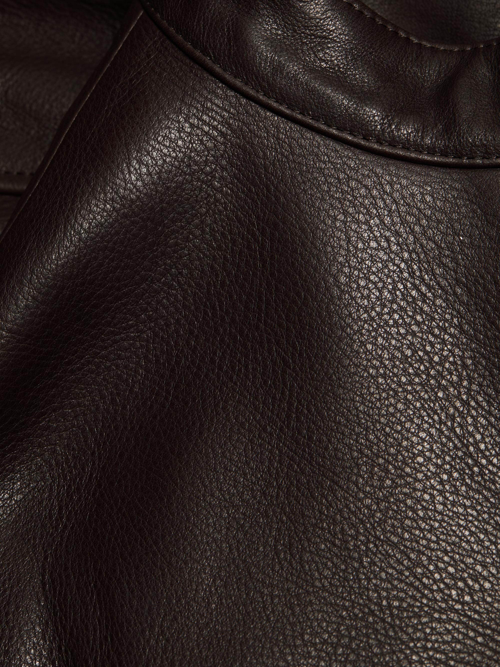 Loulou de Saison Marlow Leather Bomber Jacket | Saks Fifth Avenue