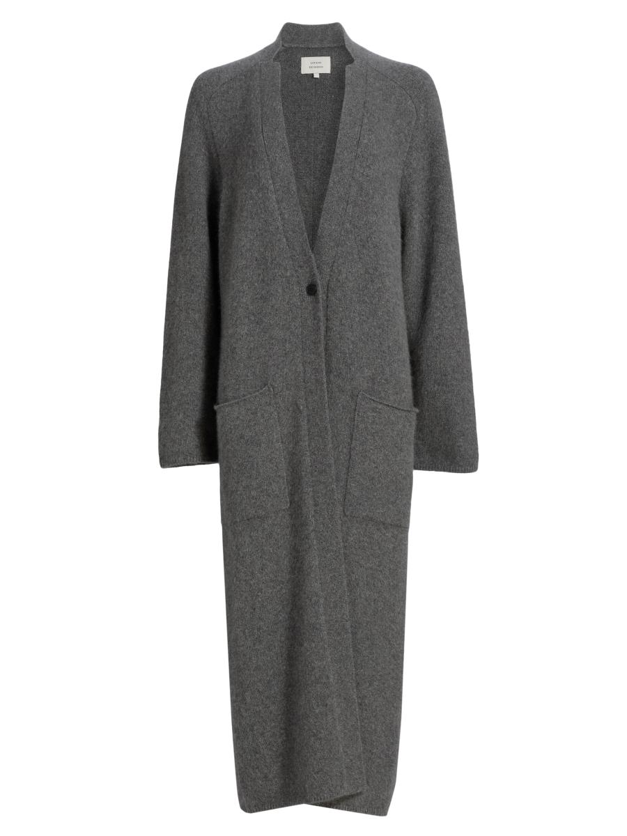 Loulou De Saison Women's Smet Maxi Knit Cardigan In Gray