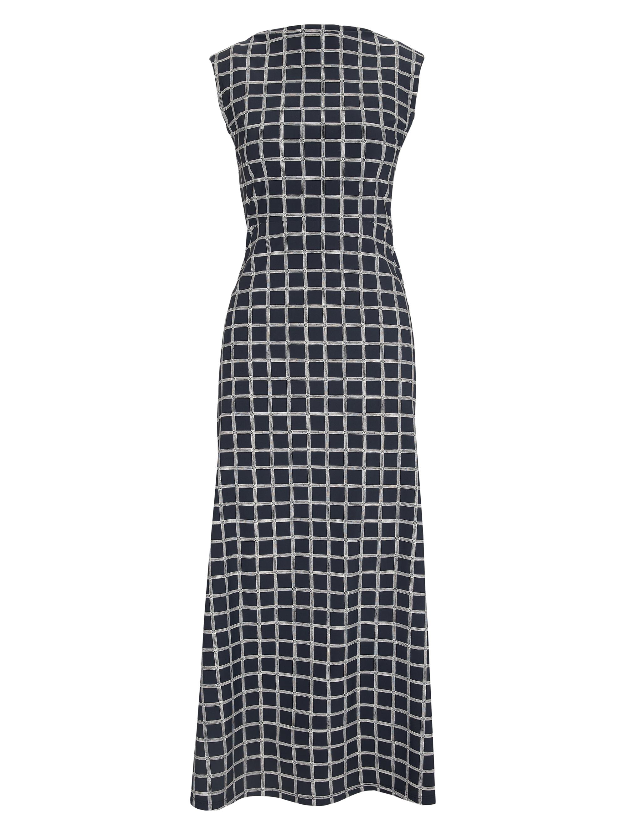 Hill House Home Women's The Sloane Midi Dress - Grecian Check Jersey