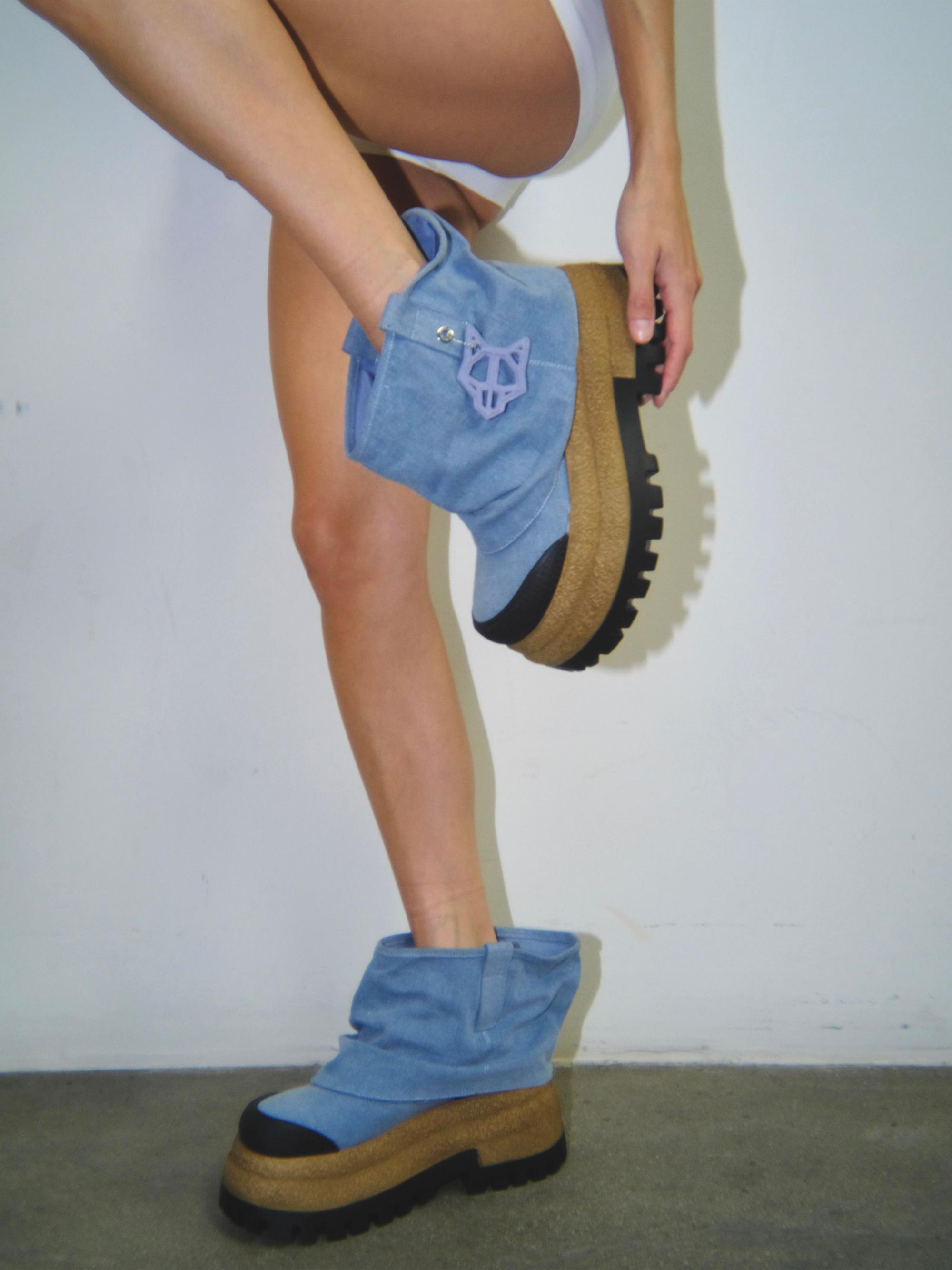 Naked Wolfe Dream Denim Boots | Saks Fifth Avenue