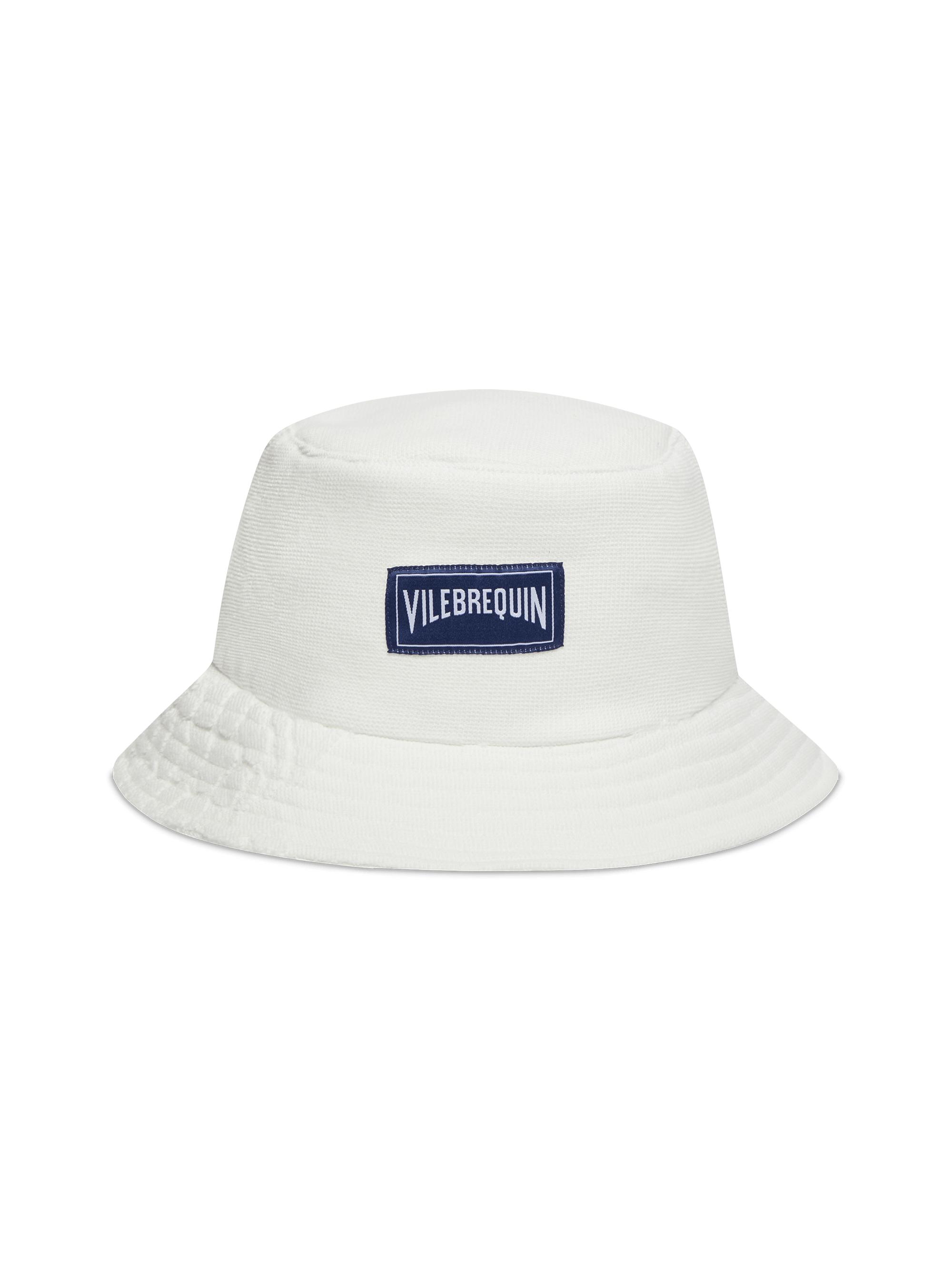 Vilebrequin Men's Terry Cloth Bucket Hat - Blanc
