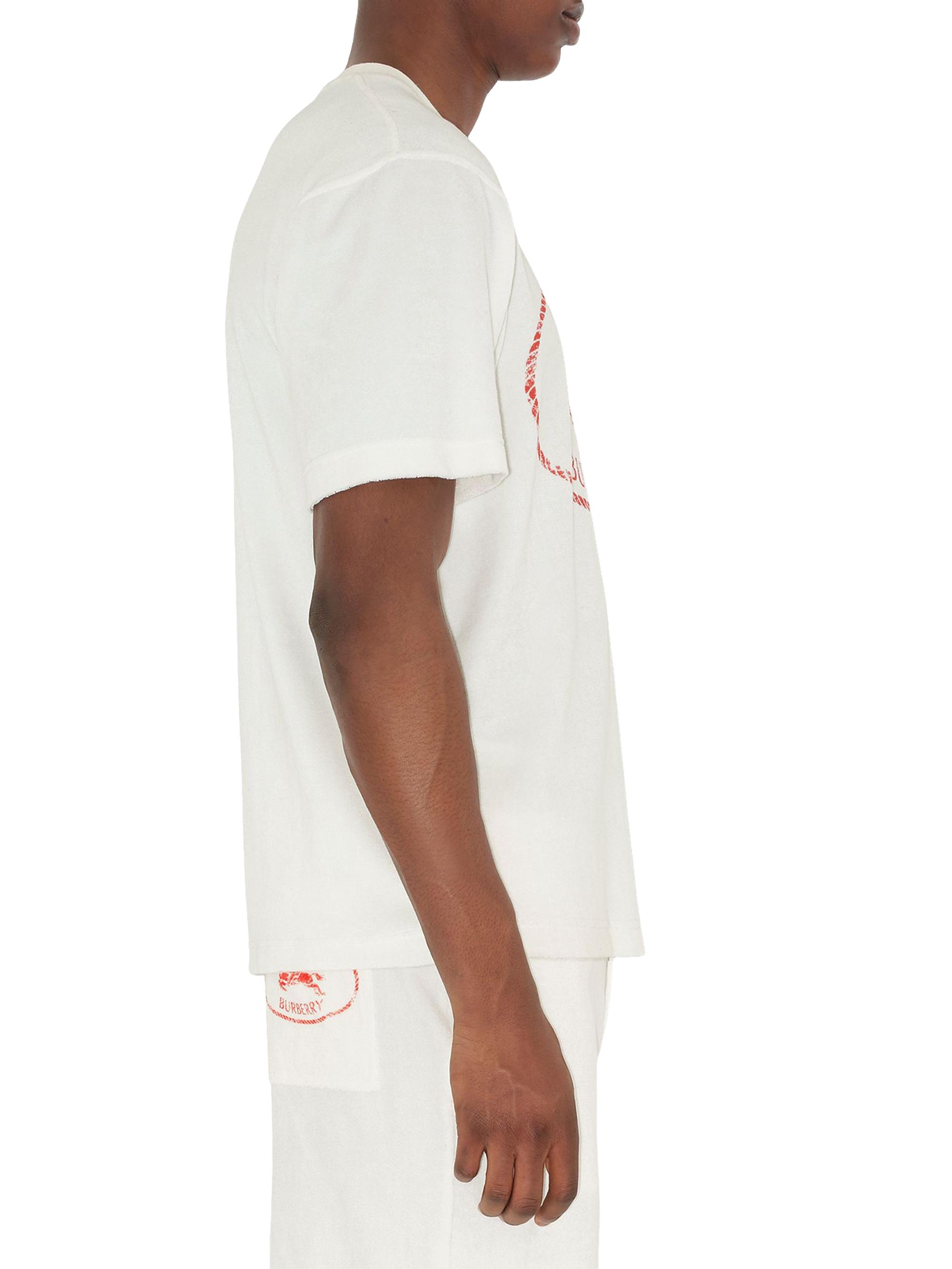 Burberry Logo Graphic Cotton-Blend T-Shirt | Saks Fifth Avenue