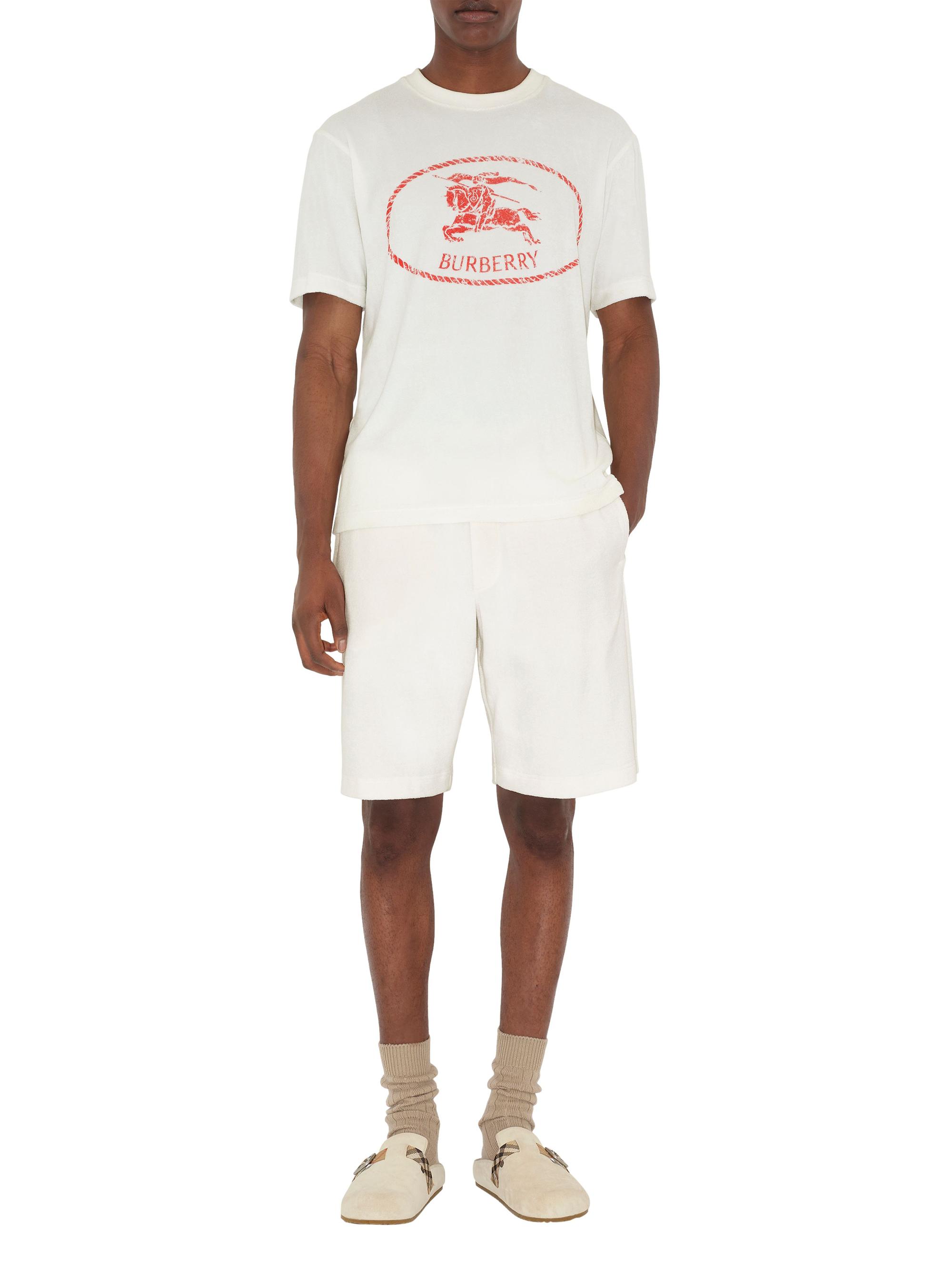 Burberry Logo Graphic Cotton-Blend T-Shirt | Saks Fifth Avenue