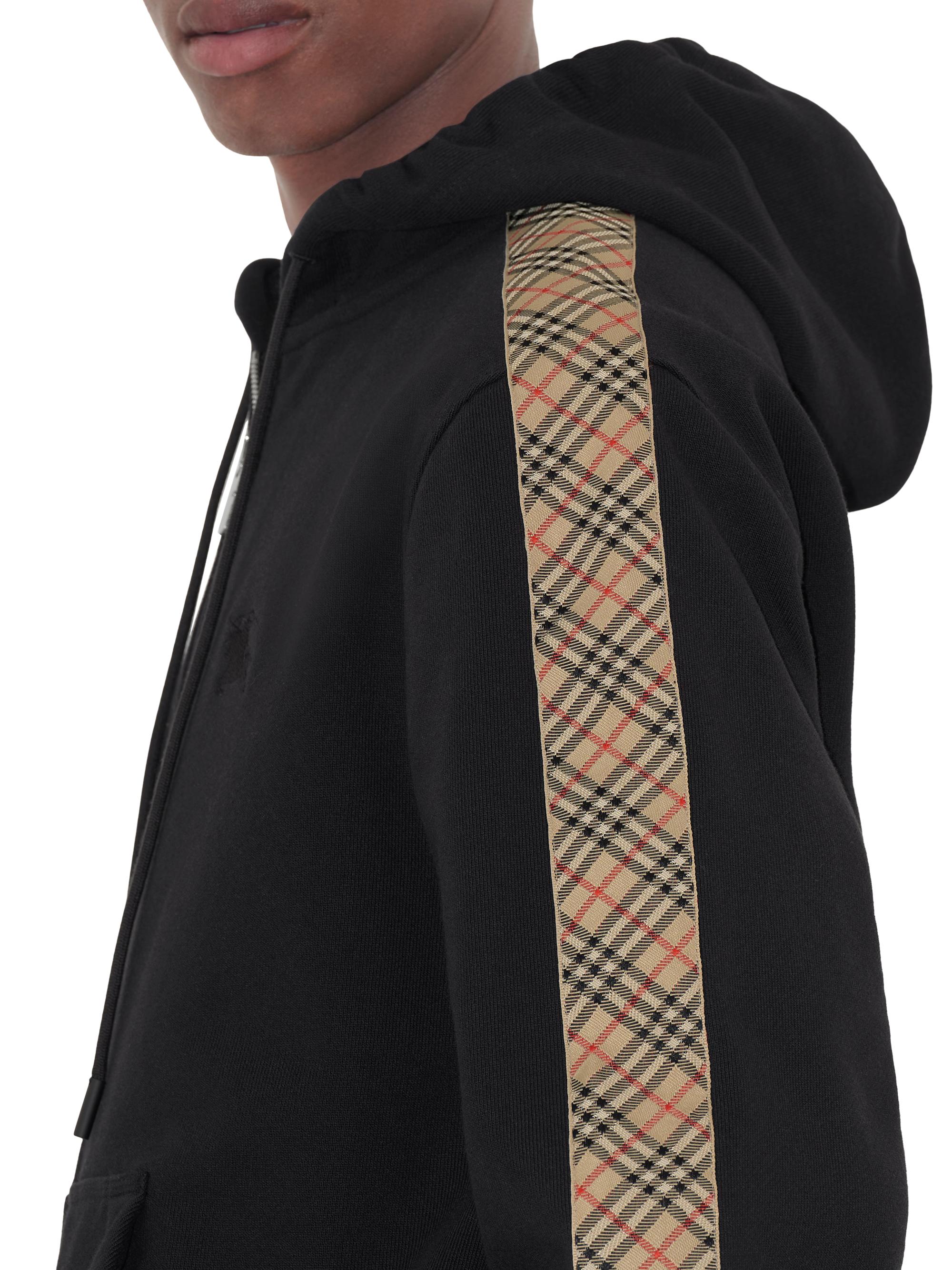 Burberry Scott Check-Trim Cotton Hoodie | Saks Fifth Avenue