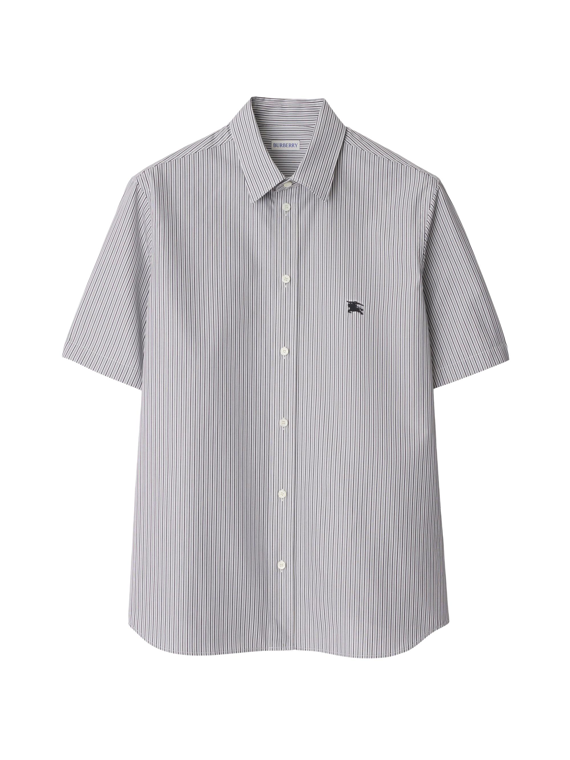 Burberry Striped Cotton Short-Sleeve Shirt | Saks Fifth Avenue